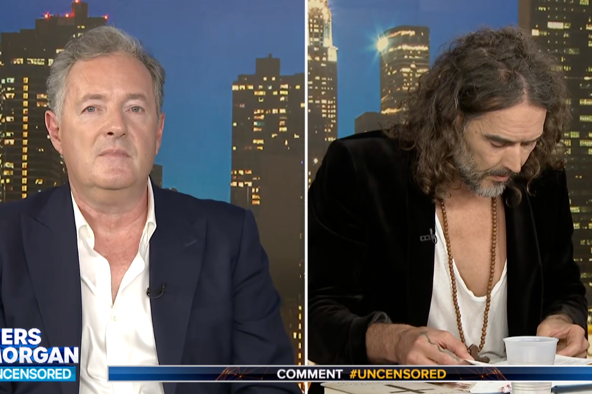 Piers Morgan speaks out after viral Russell Brand interview