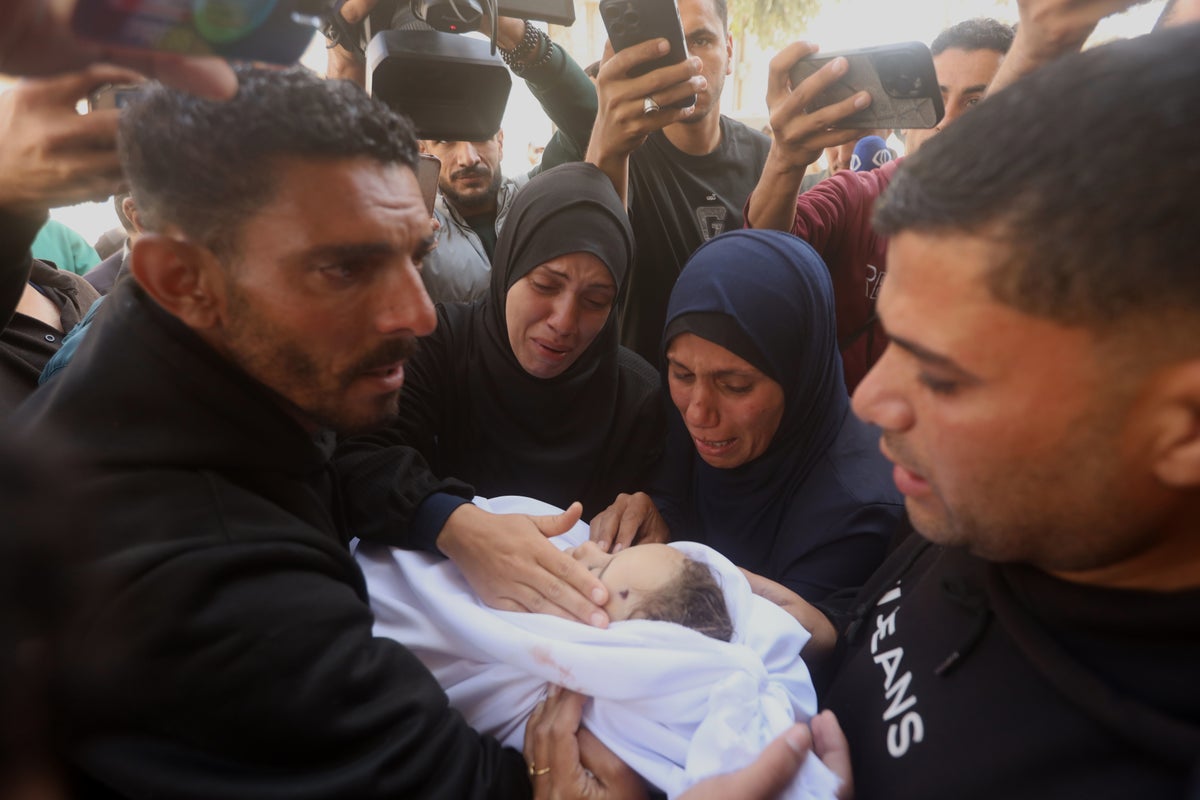 Palestinians hold funerals for pregnant woman and her children killed in Israeli strikes – UK Times