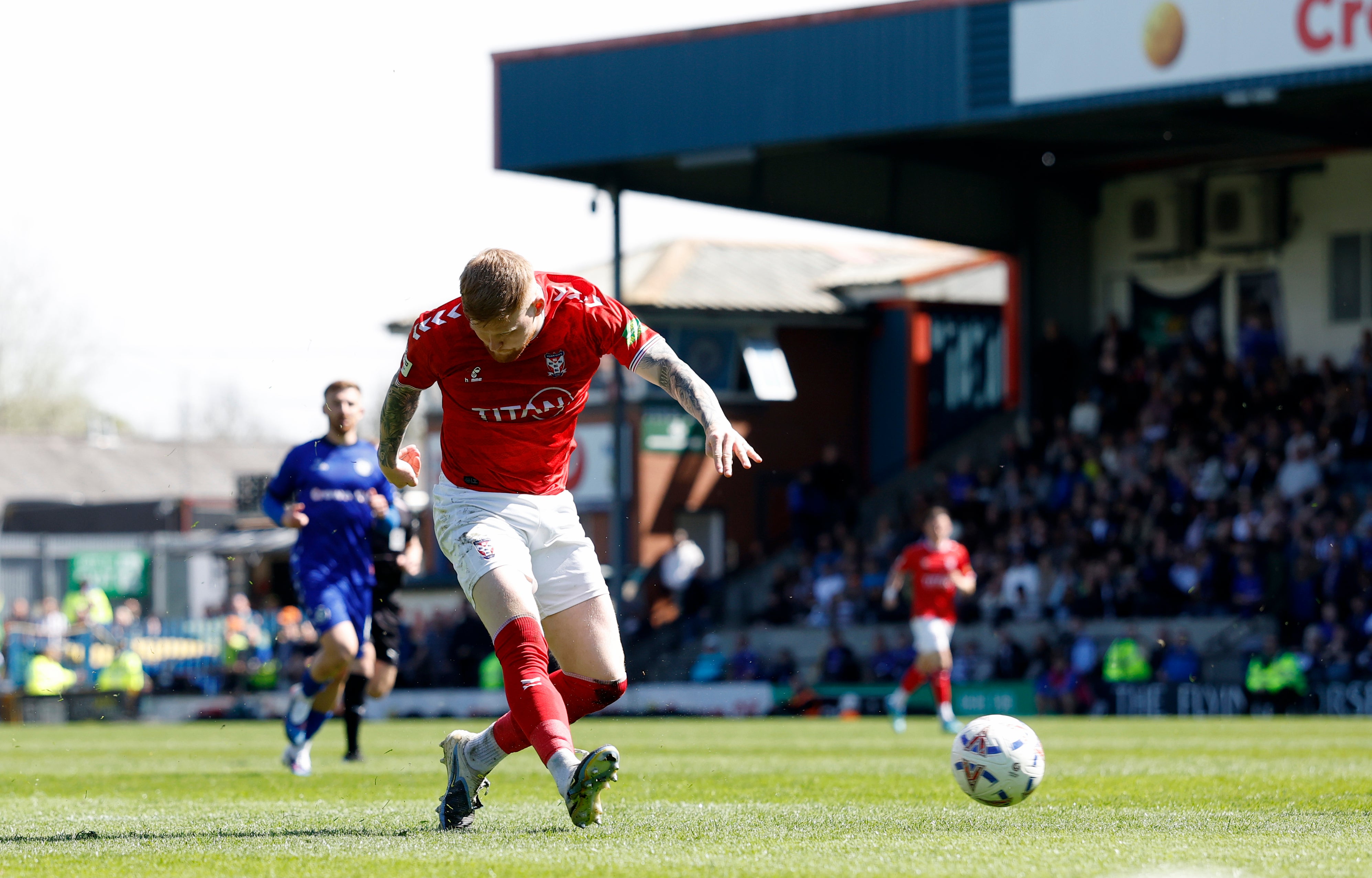 Stones had two chances to win the game for York before coming up with the goods late on