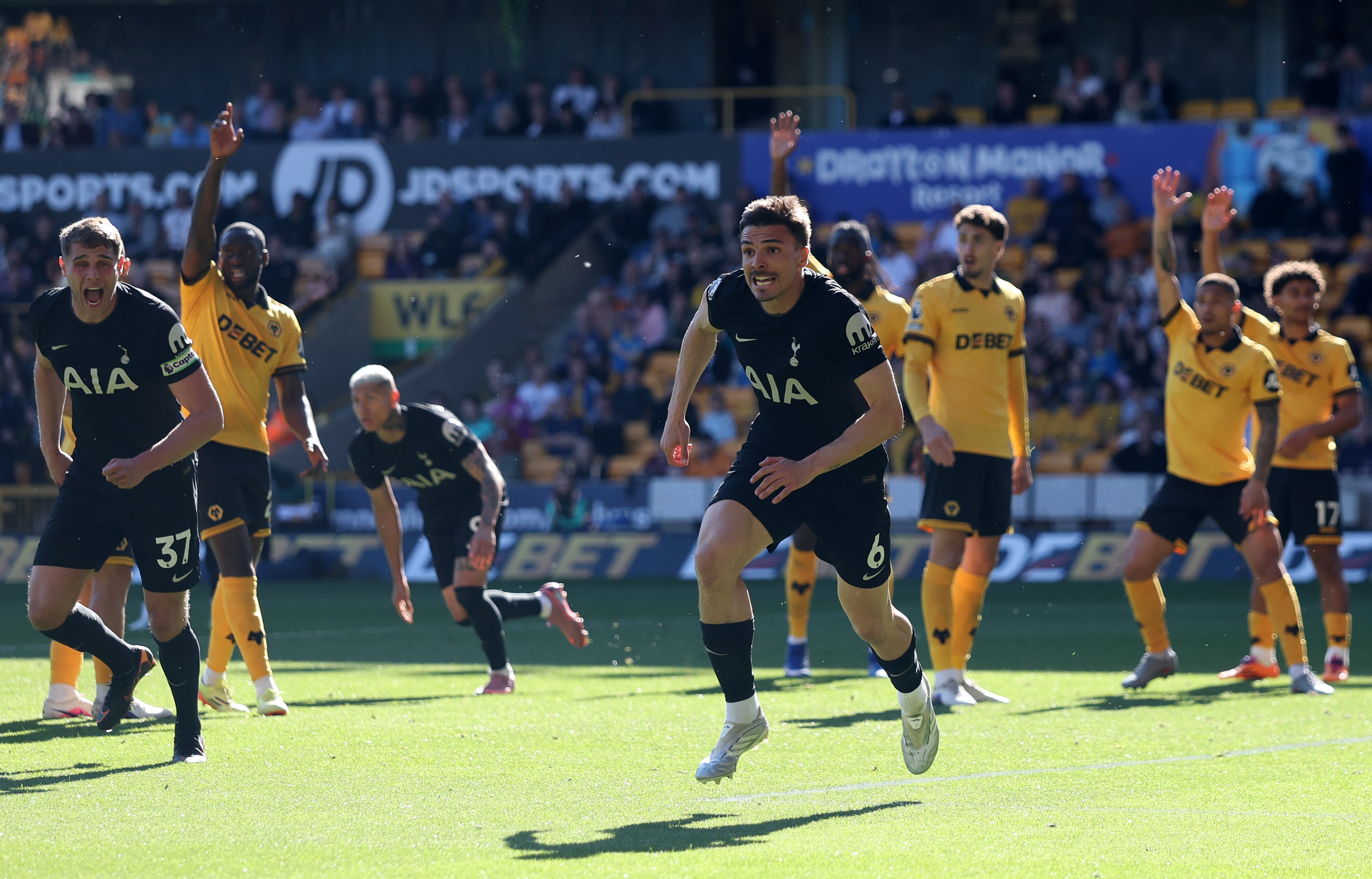 Wolves v Tottenham LIVE: Result and reaction as Joao Palhinha goal ...