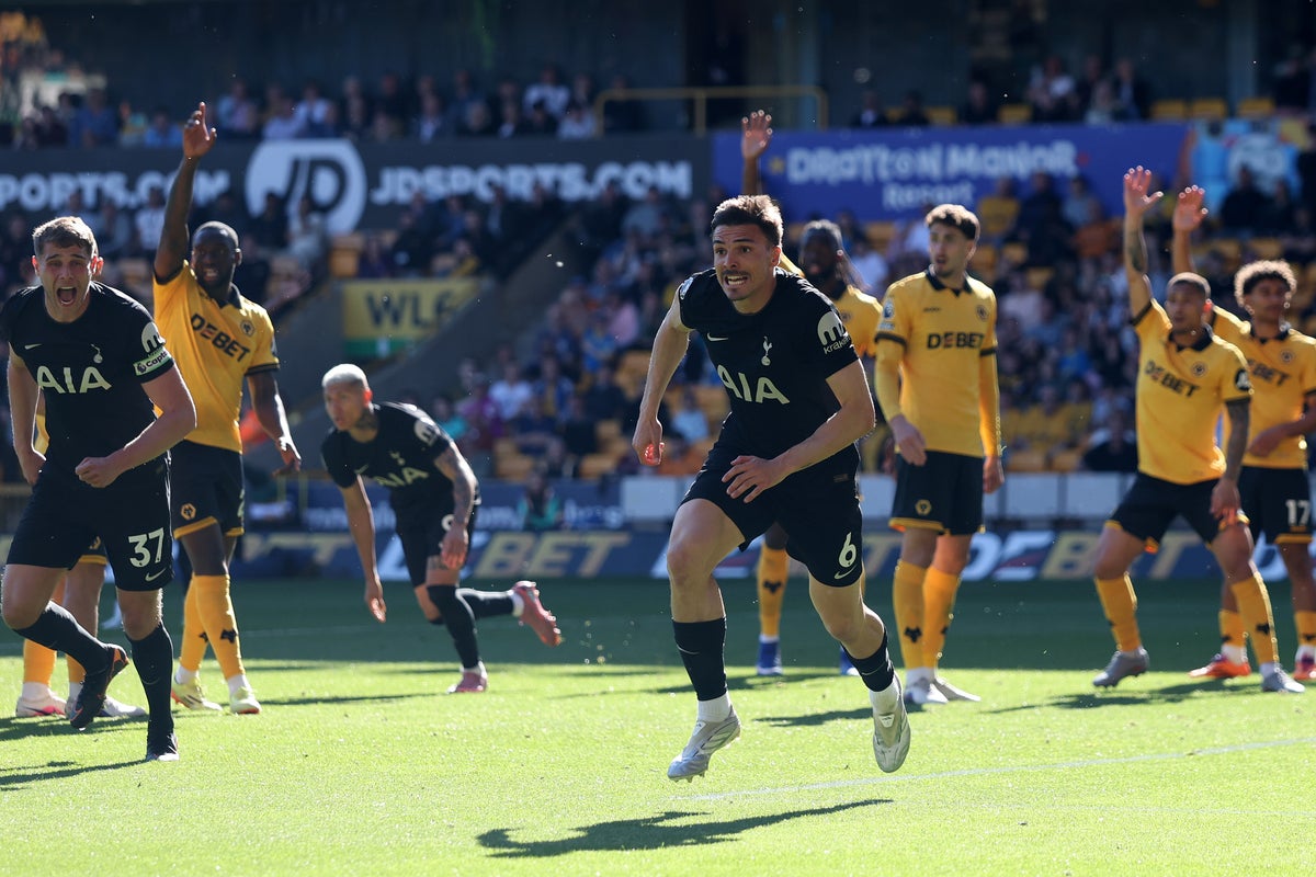 Wolves v Tottenham LIVE: Result and reaction as Joao Palhinha goal seals priceless win for Spurs in crunch clash