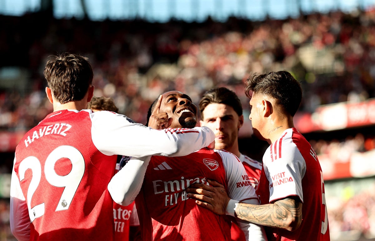 Arsenal vs Newcastle match action