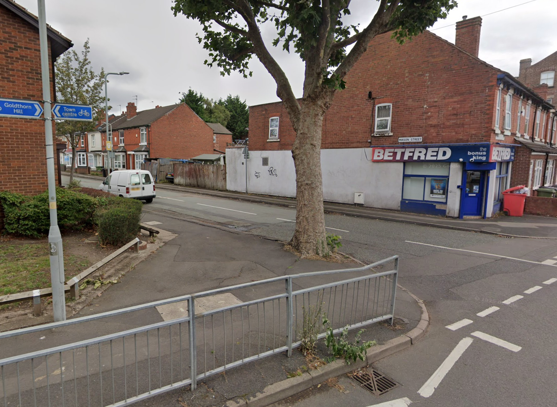 Crews were called to the fire on Mason Street, Wolverhampton, at 8.30pm on Friday