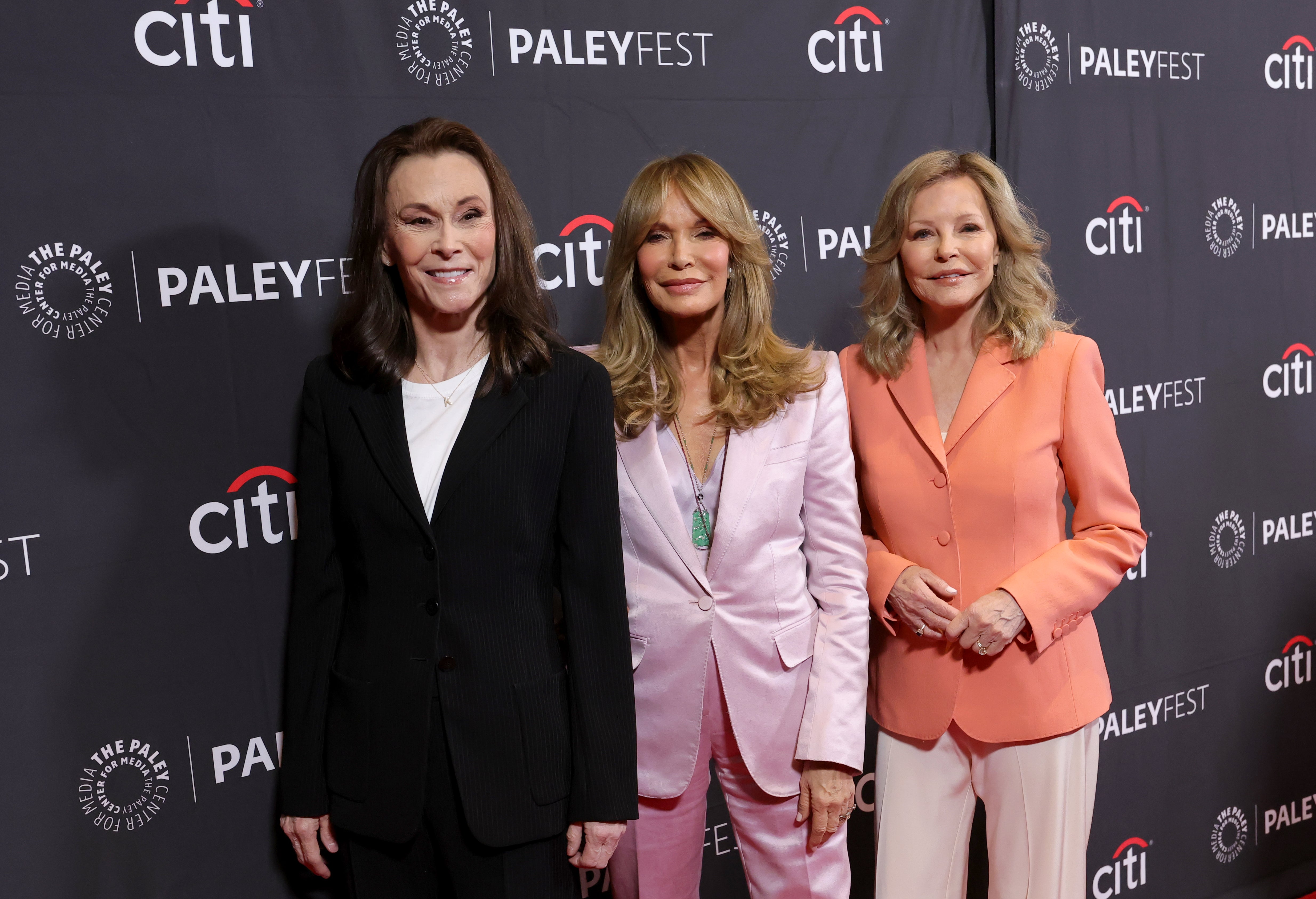 Kate Jackson, Jaclyn Smith and Cheryl Ladd reunite at the ‘Charlie's Angels’ 50th anniversary celebration at PaleyFest LA