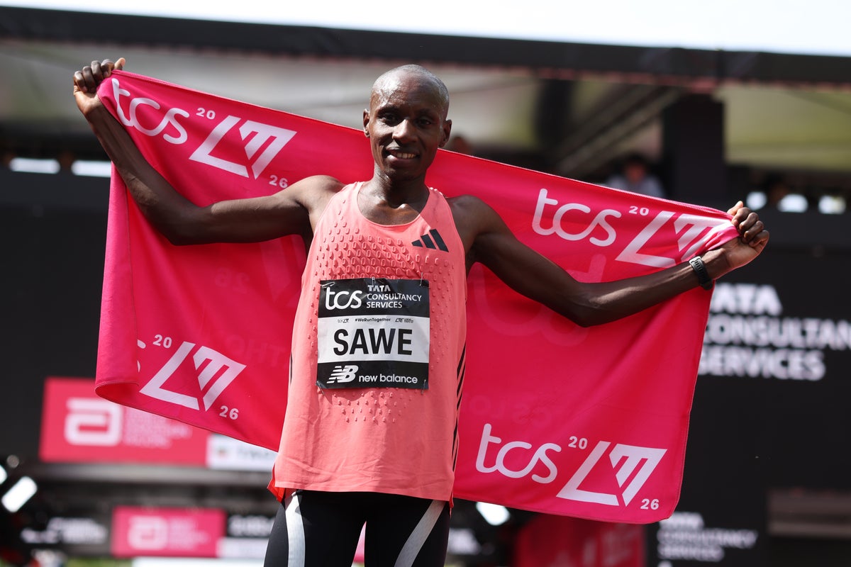 Sabastian Sawe wins London Marathon in world-record time