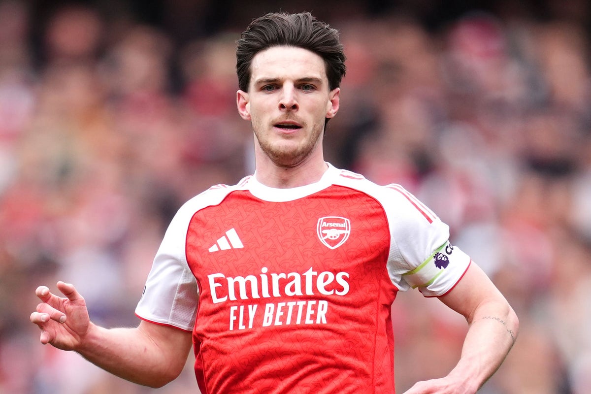 Declan Rice: Arsenal focused on ‘staying top’ of Premier League table to the end