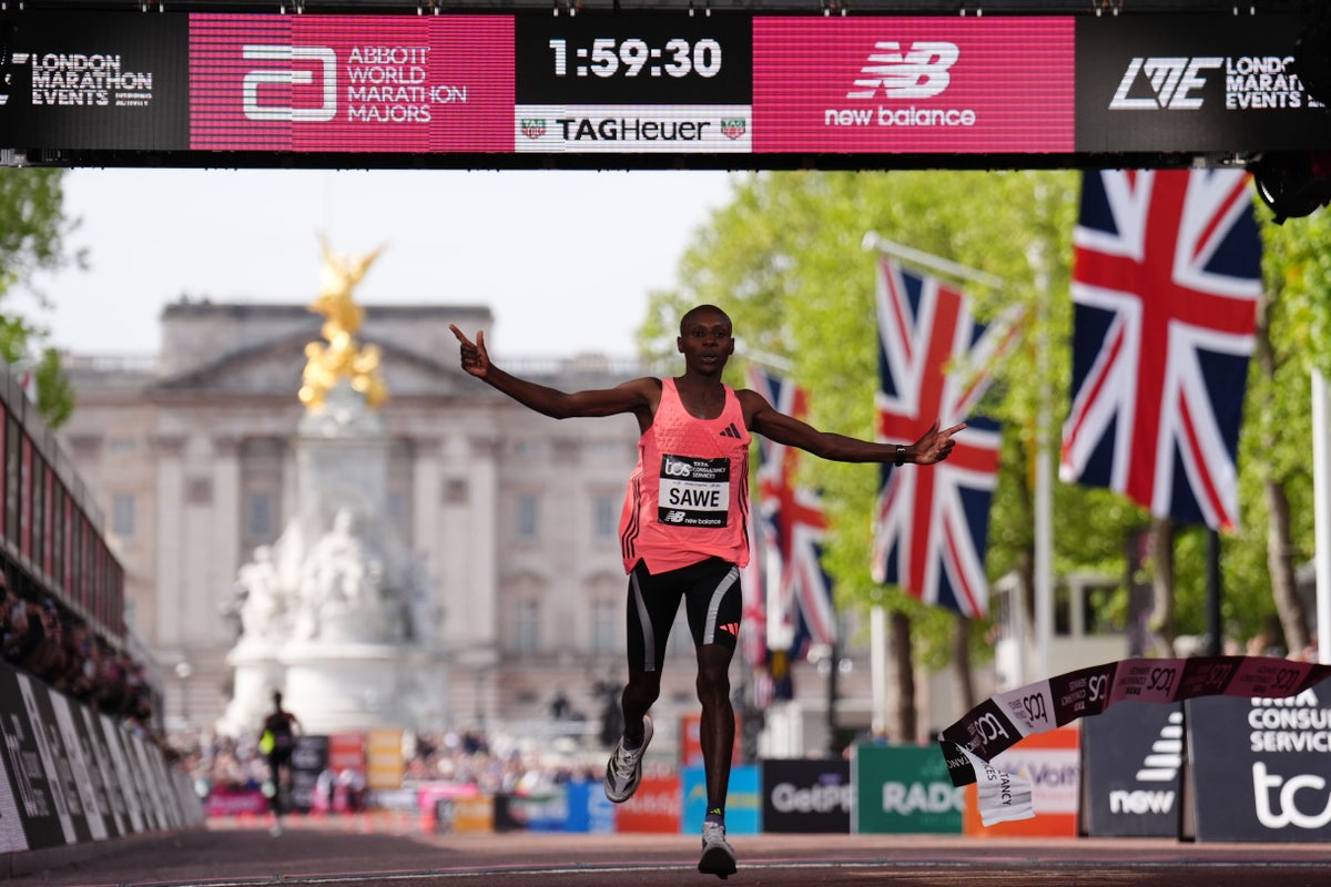 Sabastian Sawe says ‘nothing is impossible’ after two-hour marathon record