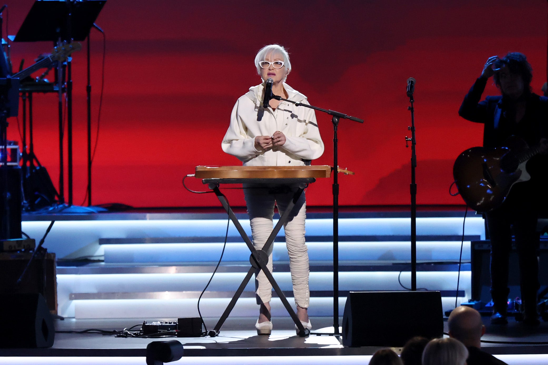 Cyndi Lauper was inducted into the Rock & Roll Hall of Fame last year