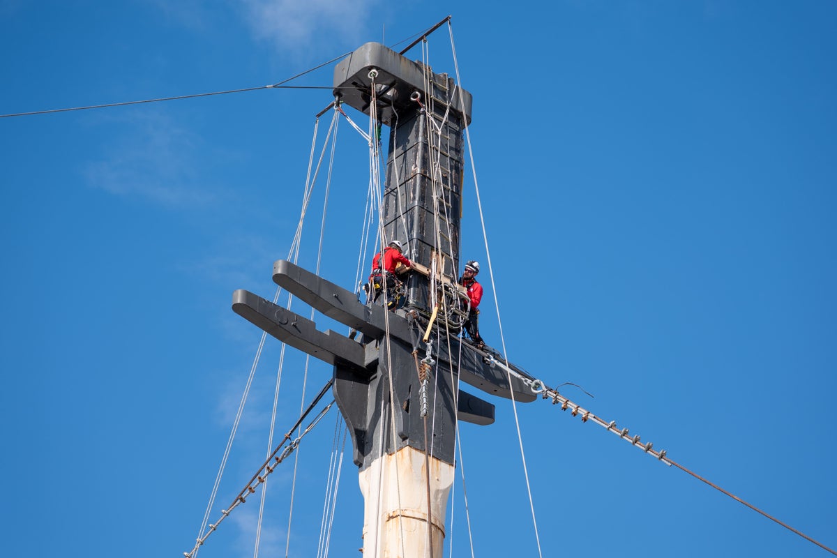 Masts to be removed from HMS Victory as part of £42m conservation work