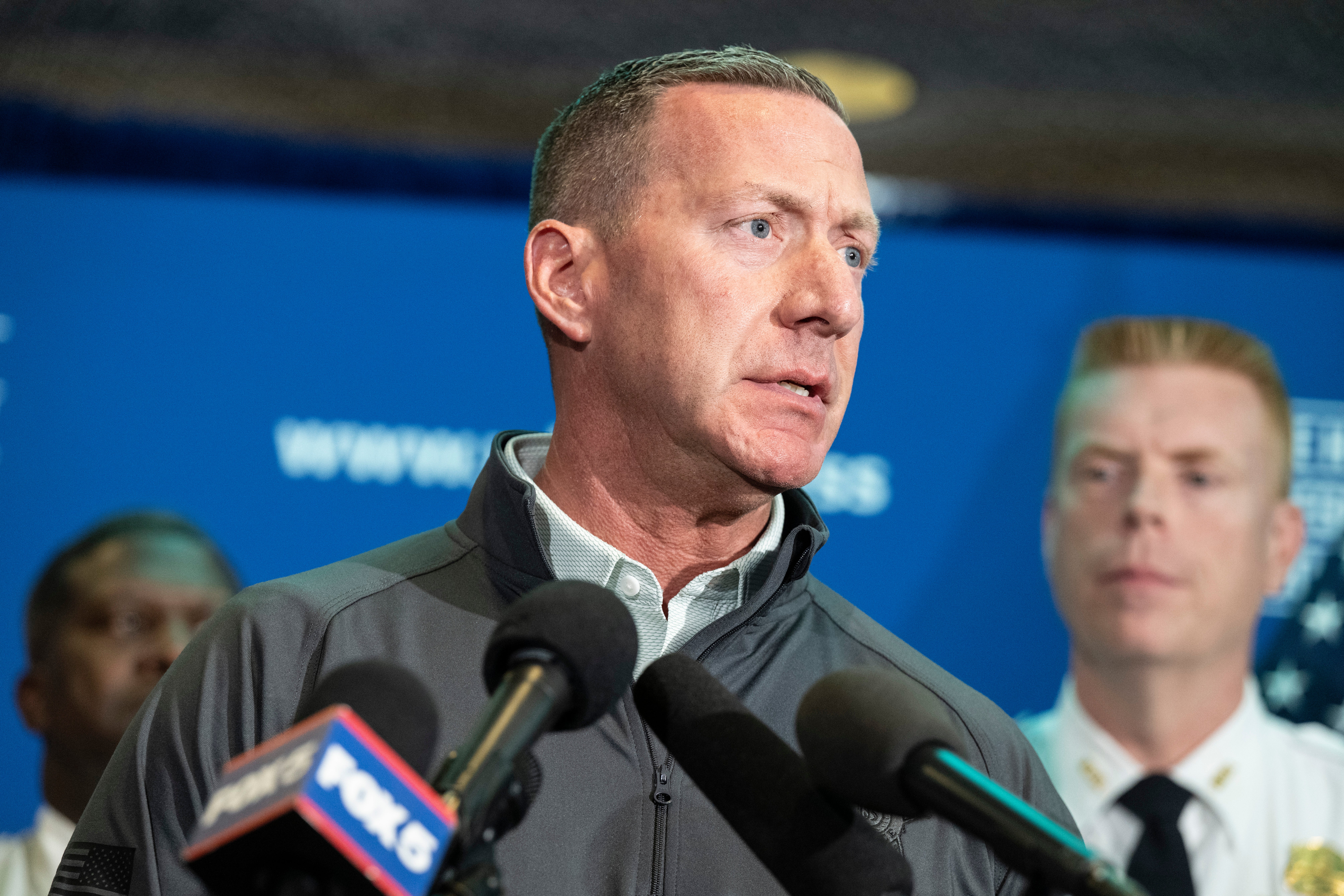 Secret Service Director Sean Curran has said the current threat level his agency faces is ‘off the charts’ ahead of restaged White House Correspondents’ Dinner