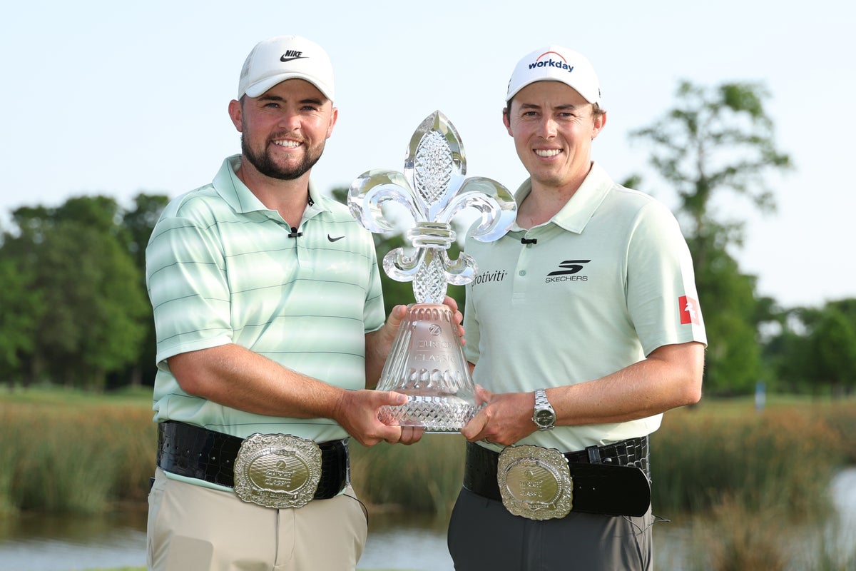 Matt Fitzpatrick gets brother Alex on PGA Tour as pair seal Zurich Classic win