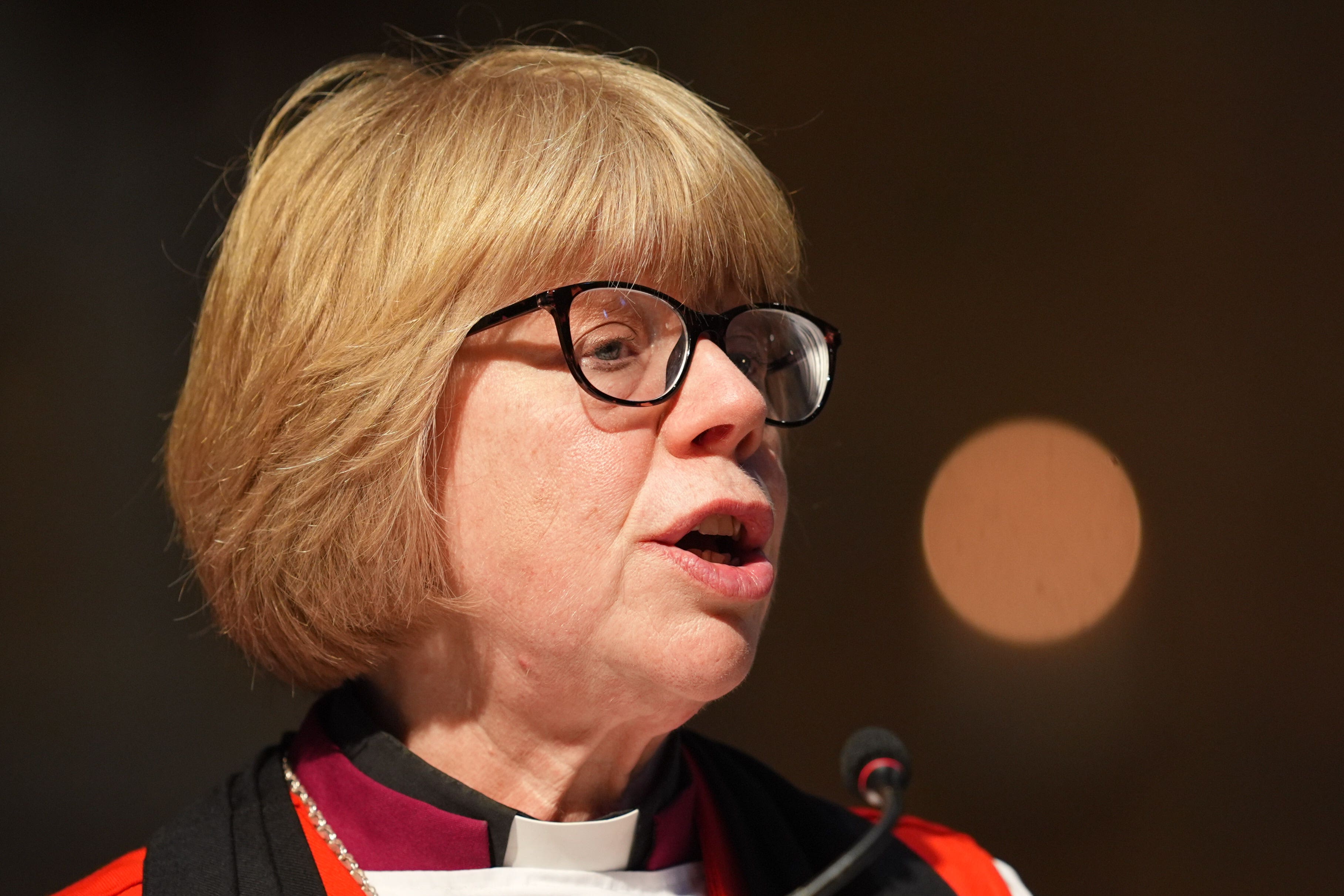 Archbishop of Canterbury Dame Sarah Mullally spoke in the House of Lords on Friday