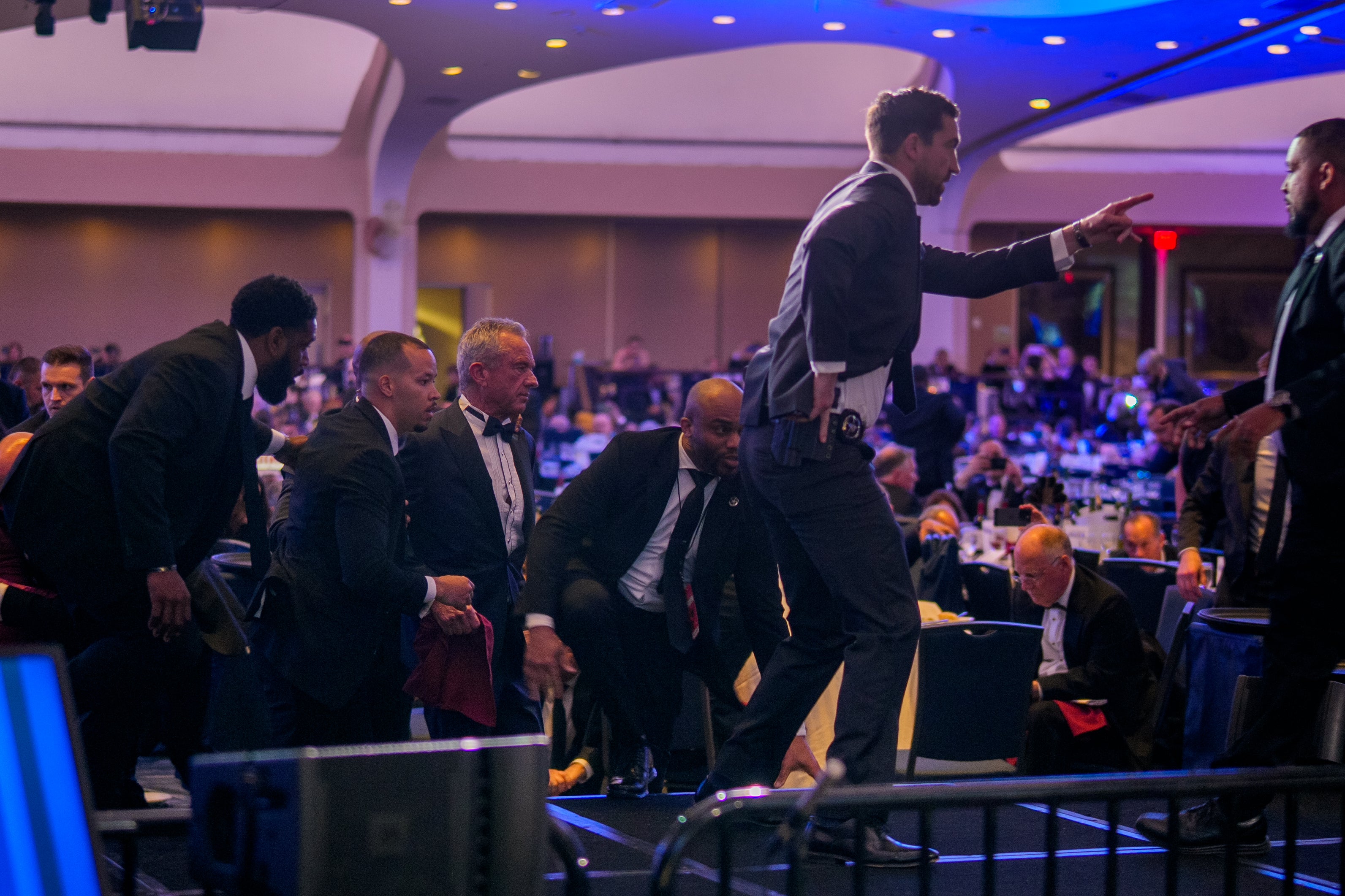 Chaos erupted at the White House Correspondents’ Association dinner on Saturday