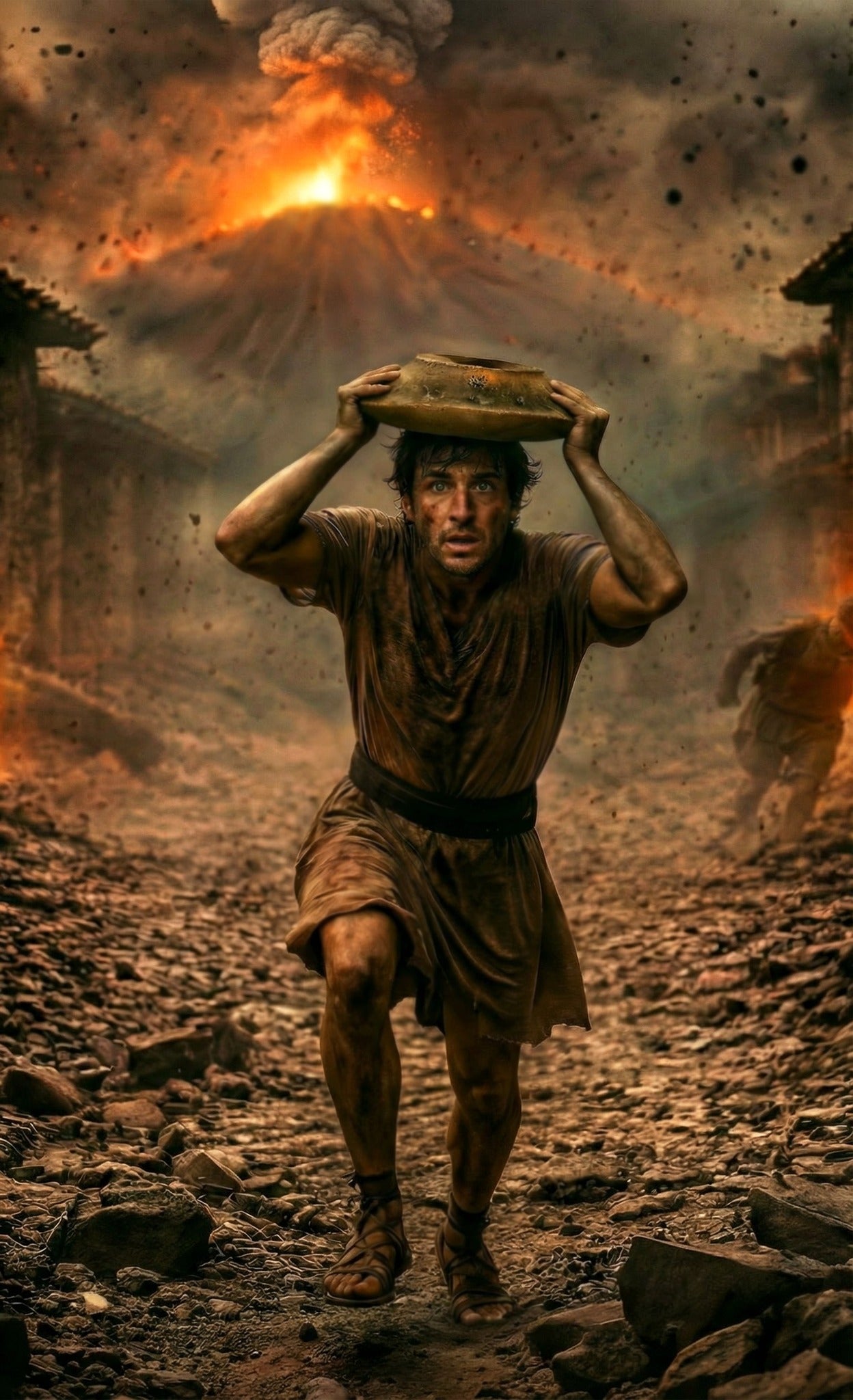 Archaeologists use AI to reconstruct Pompeii victim’s attempted escape