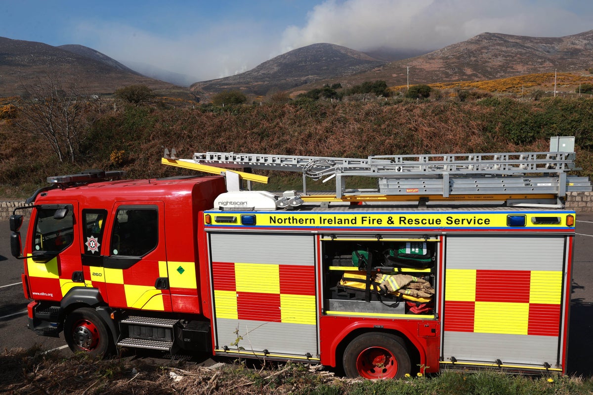 Firefighting operations to continue in Mourne Mountains across the week