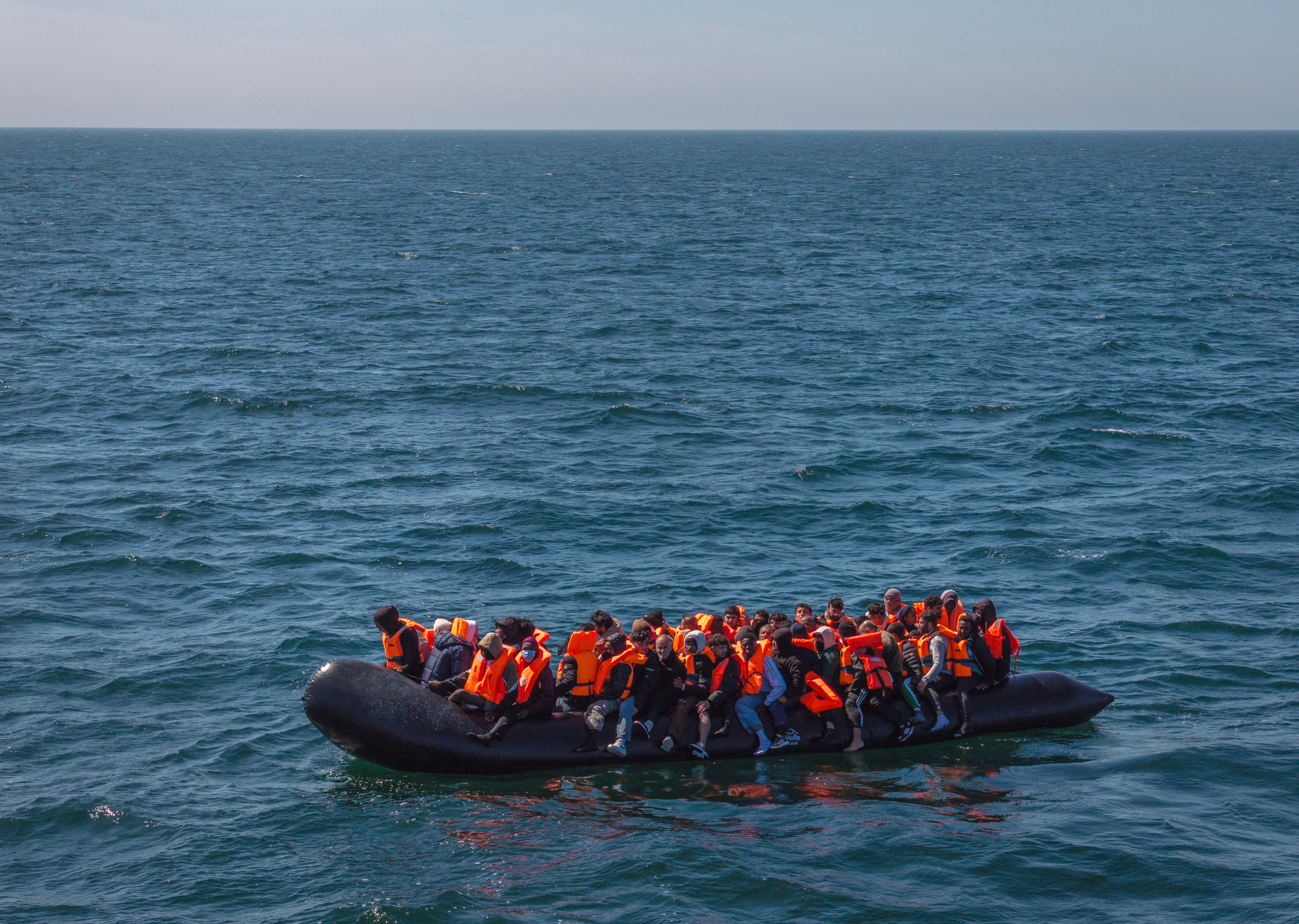 Over 100 migrants rescued by French coastguard after attempted Channel crossing