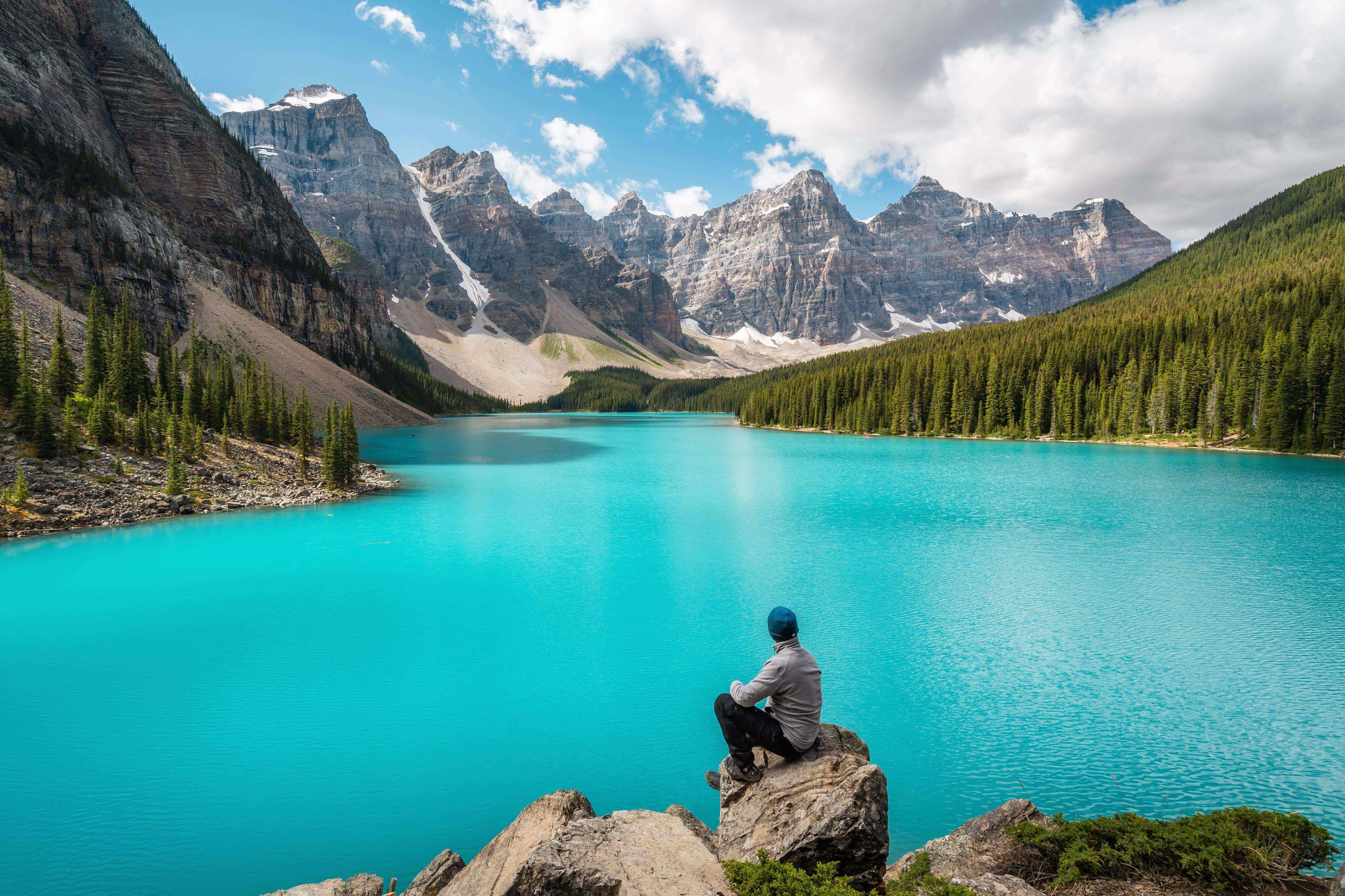 Moraine Lake in Banff National Park