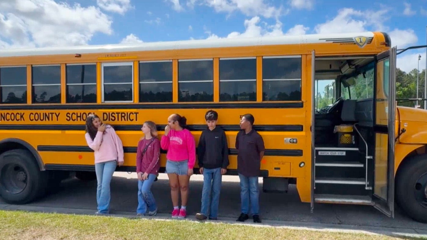 Middle schoolers stop runaway bus after driver passes out behind the wheel