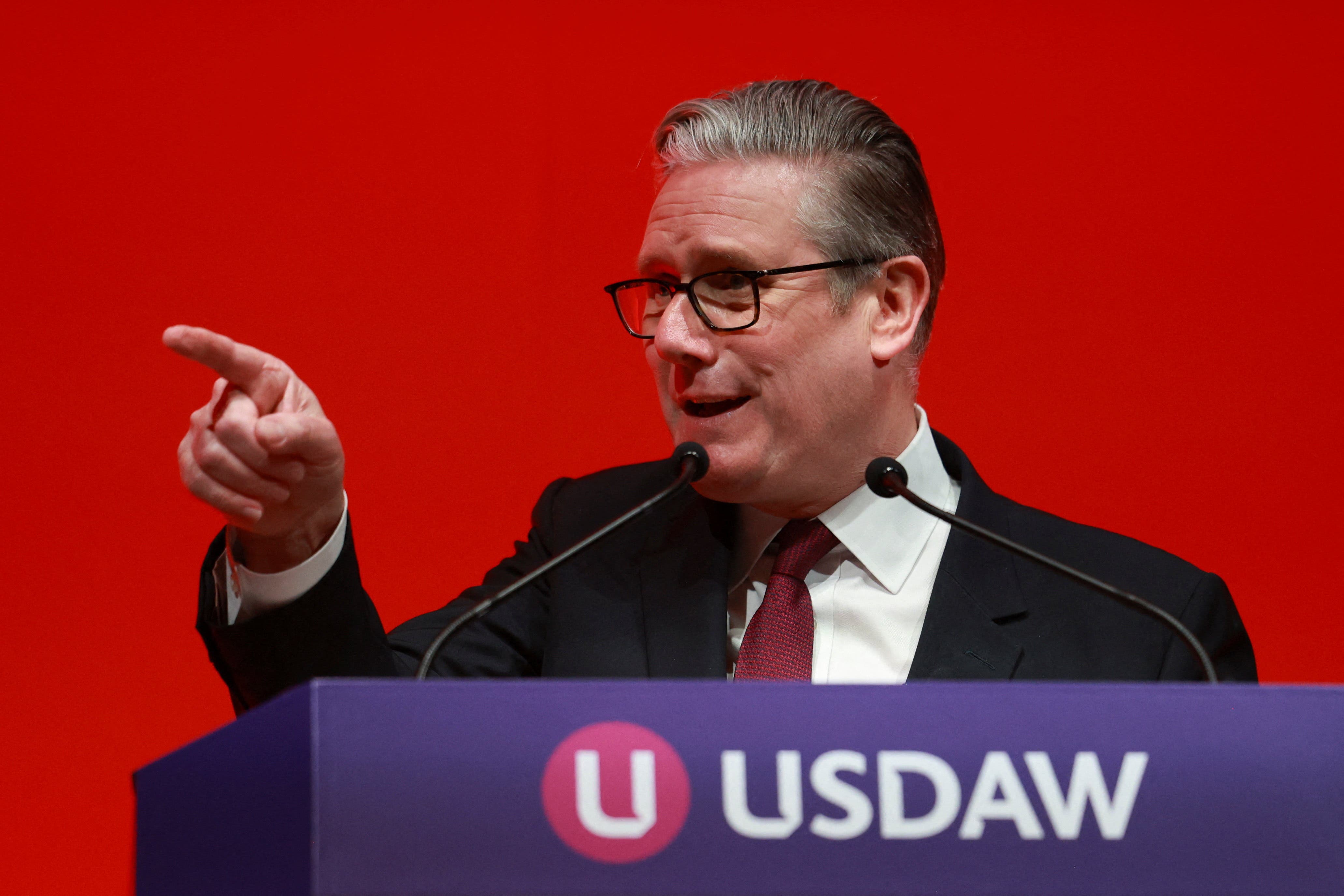 Sir Keir stressed the UK is doing 