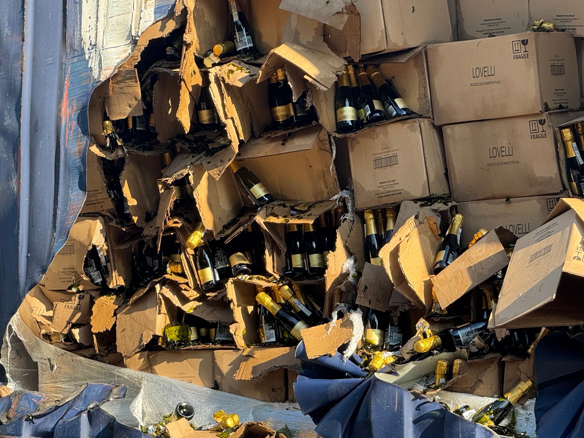 One driver is under investigation for dangerous driving