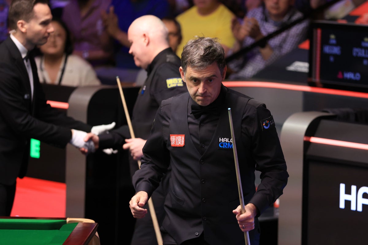 Ronnie O’Sullivan had booked flight home before Crucible defeat to John Higgins