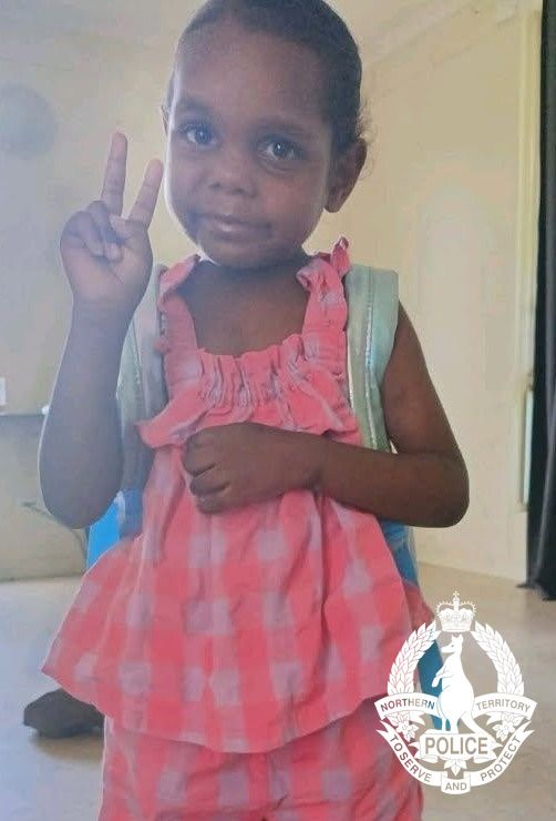 Sharon, a five-year-old resident of Alice Springs, was last seen by her family when she was being put to bed
