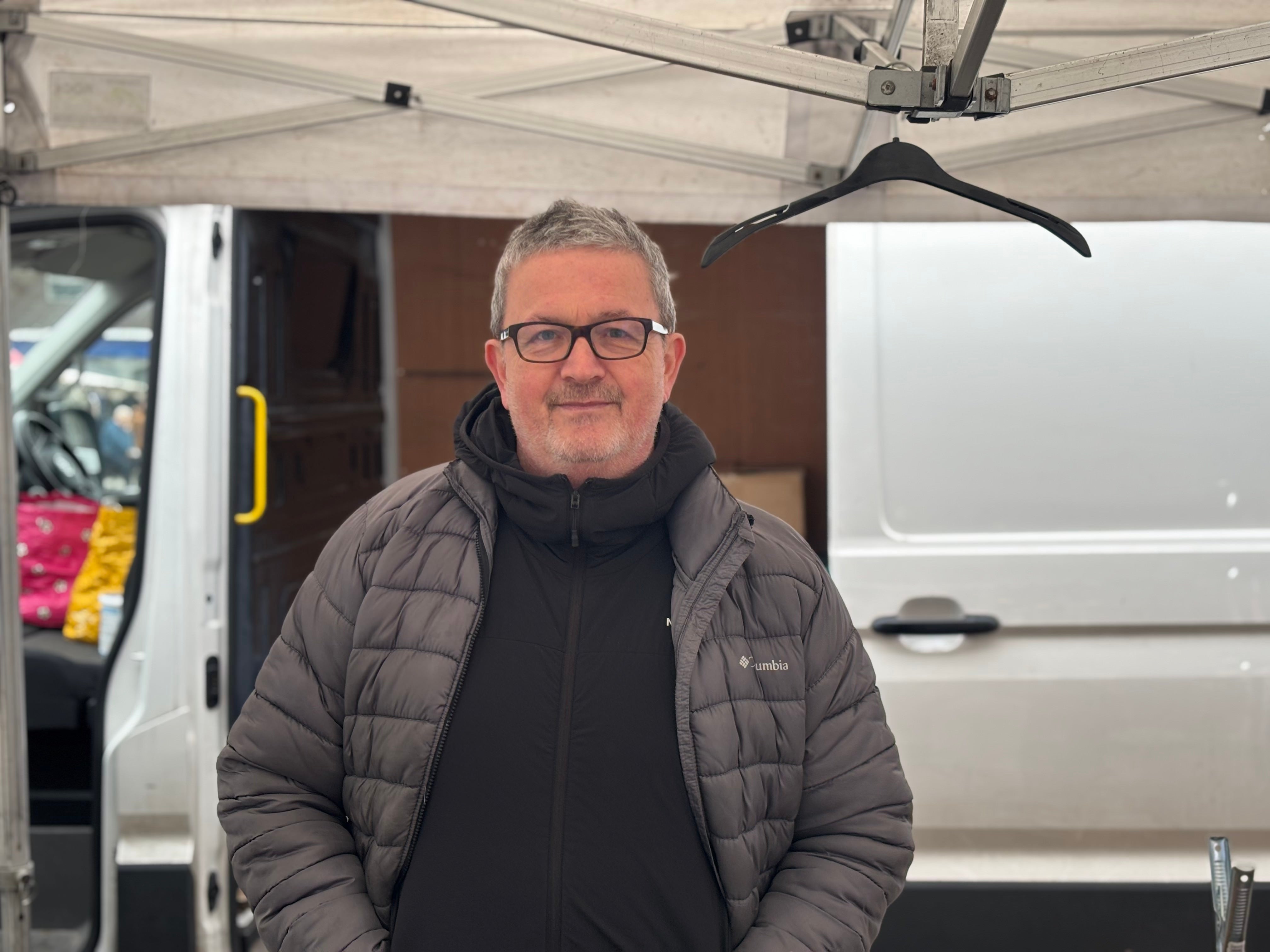 Ray Watt, a market trader in St Helens