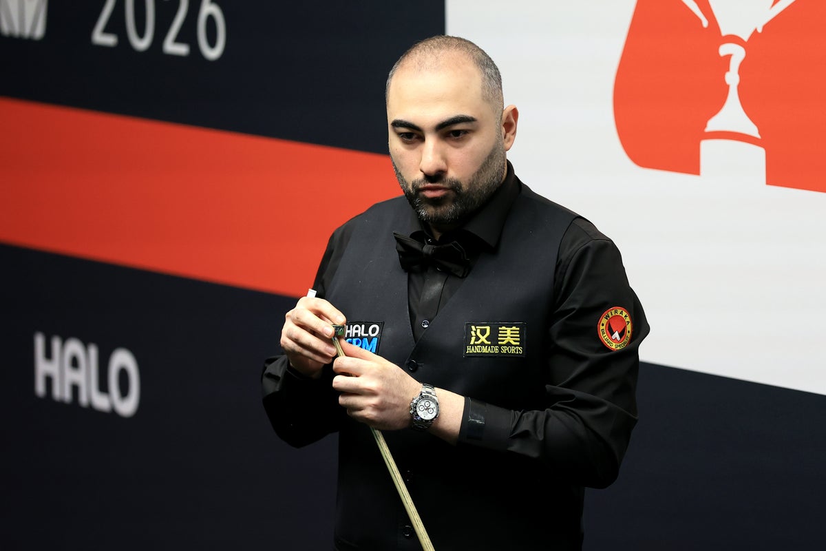 Iranian snooker star determined to ‘fight for my people’ at World Championship