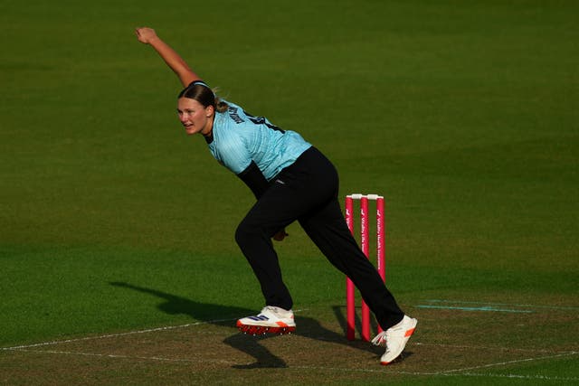 <p>Tilly Corteen-Coleman is included in England's squad for the T20 World Cup</p>