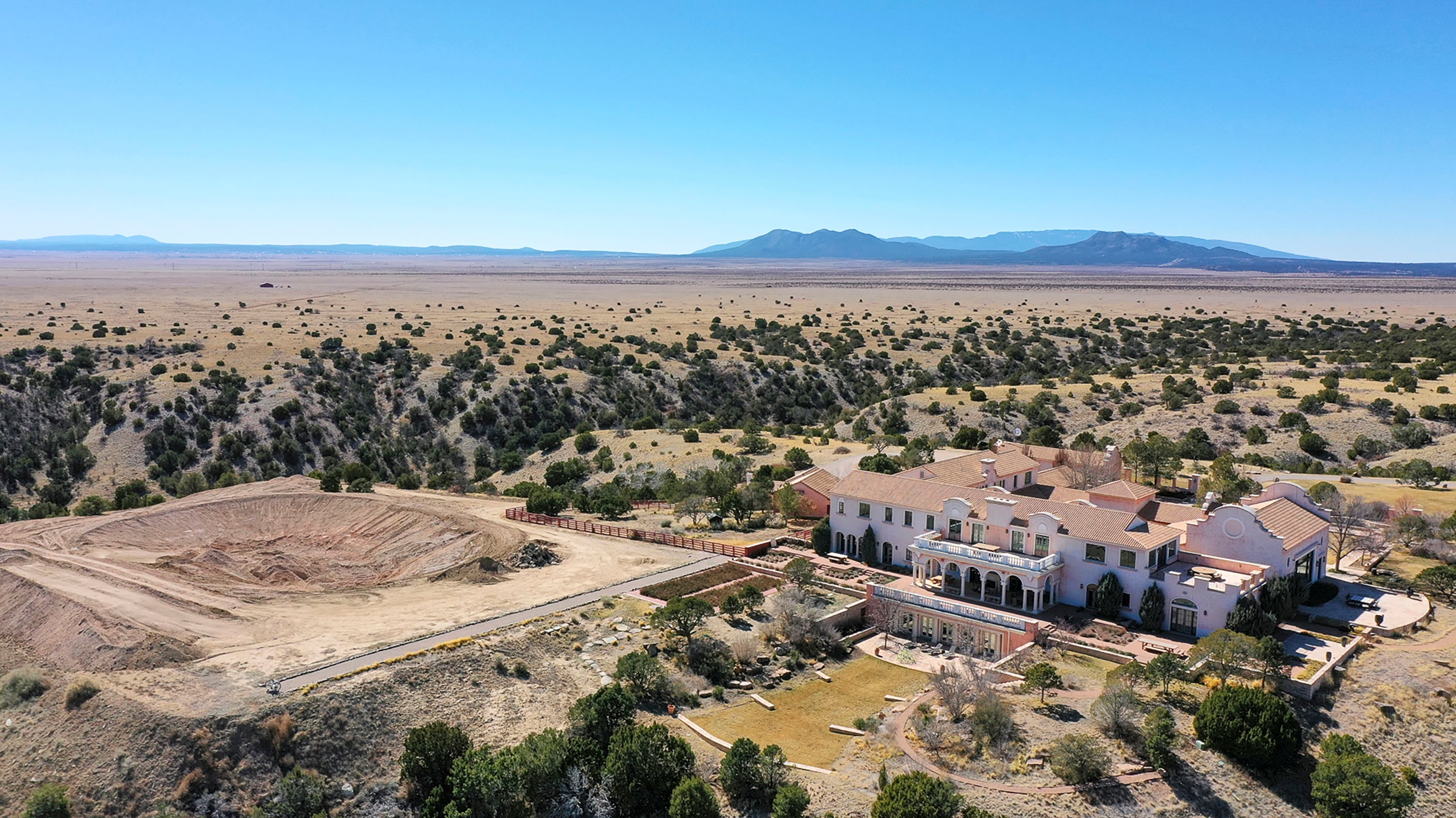 Jeffrey Epstein's Zorro Ranch in Santa Fe, New Mexico