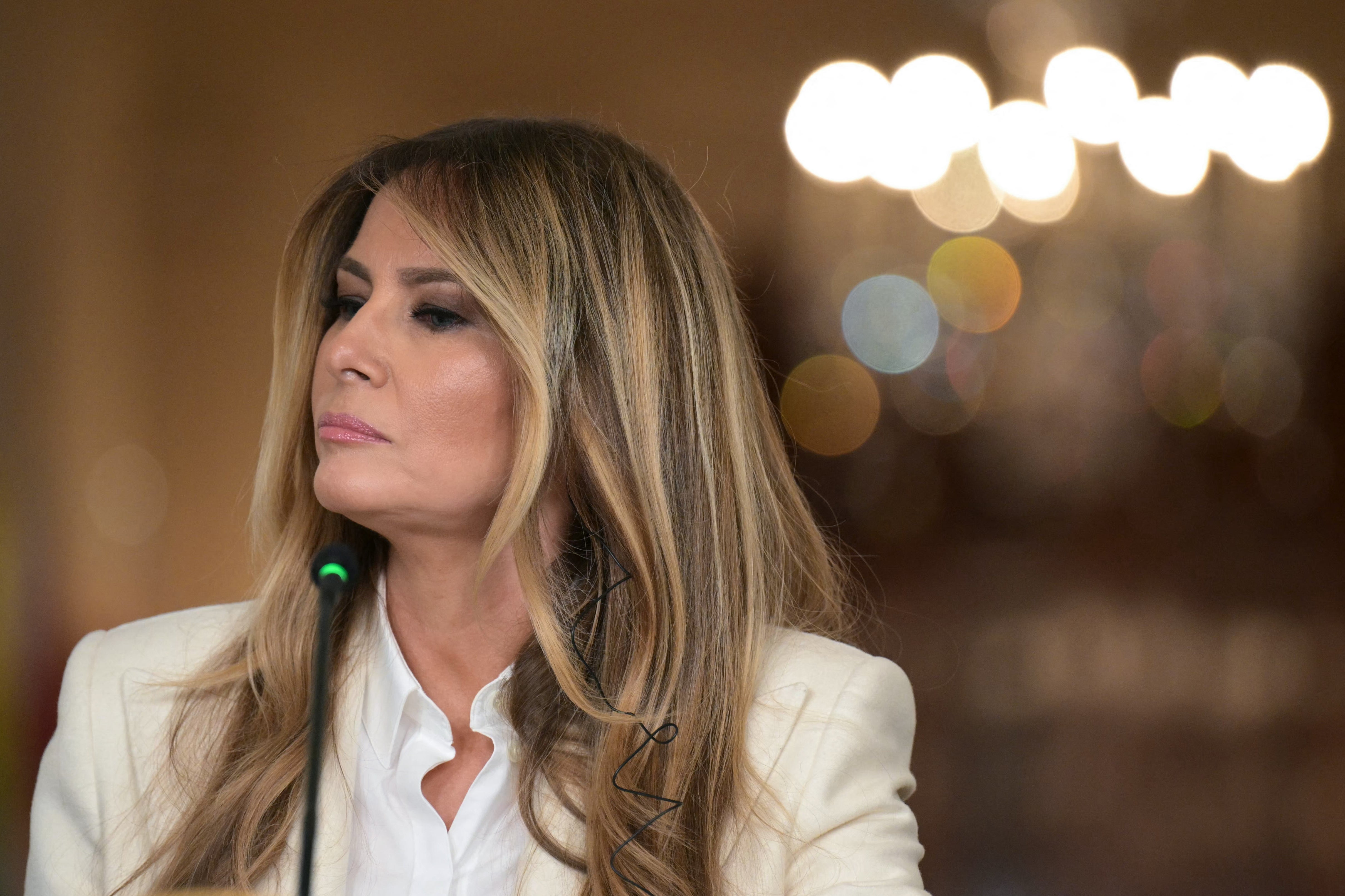 Melania has previously said she is pen pals with King Charles