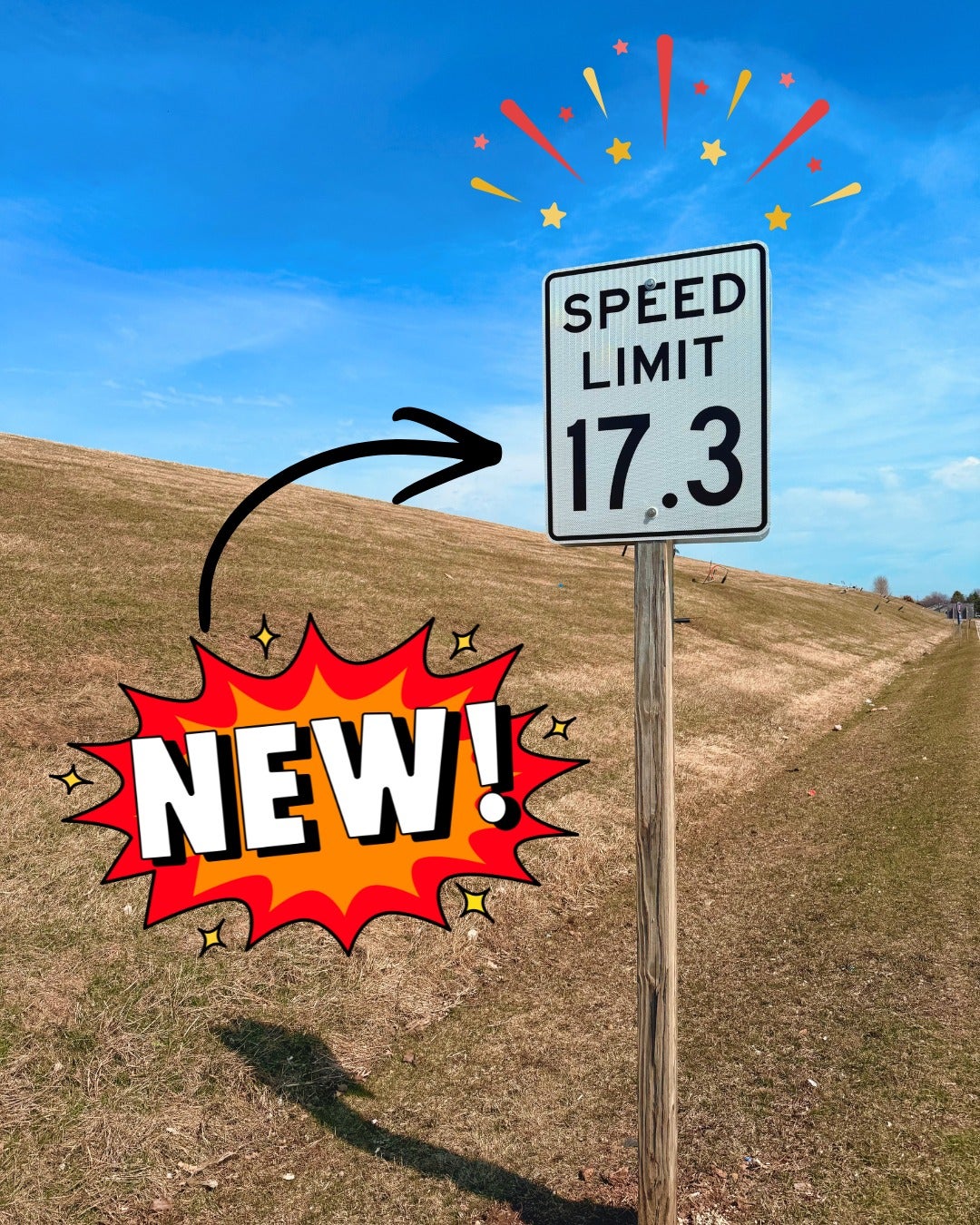 Wisconsin road adds a decimal point to its speed limit. It’s not a joke