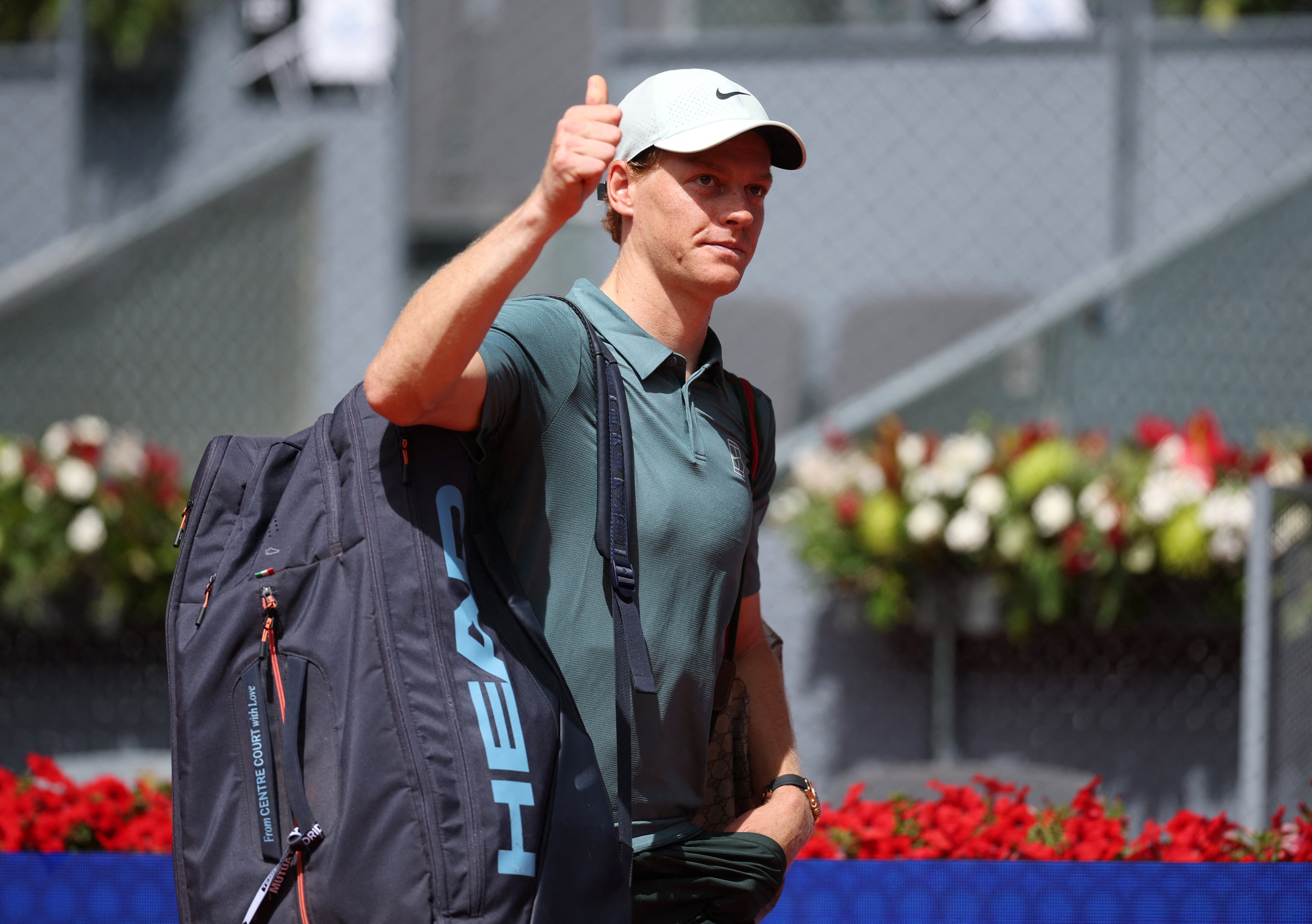 Sinner was spotted watching Jodar earlier in the tournament