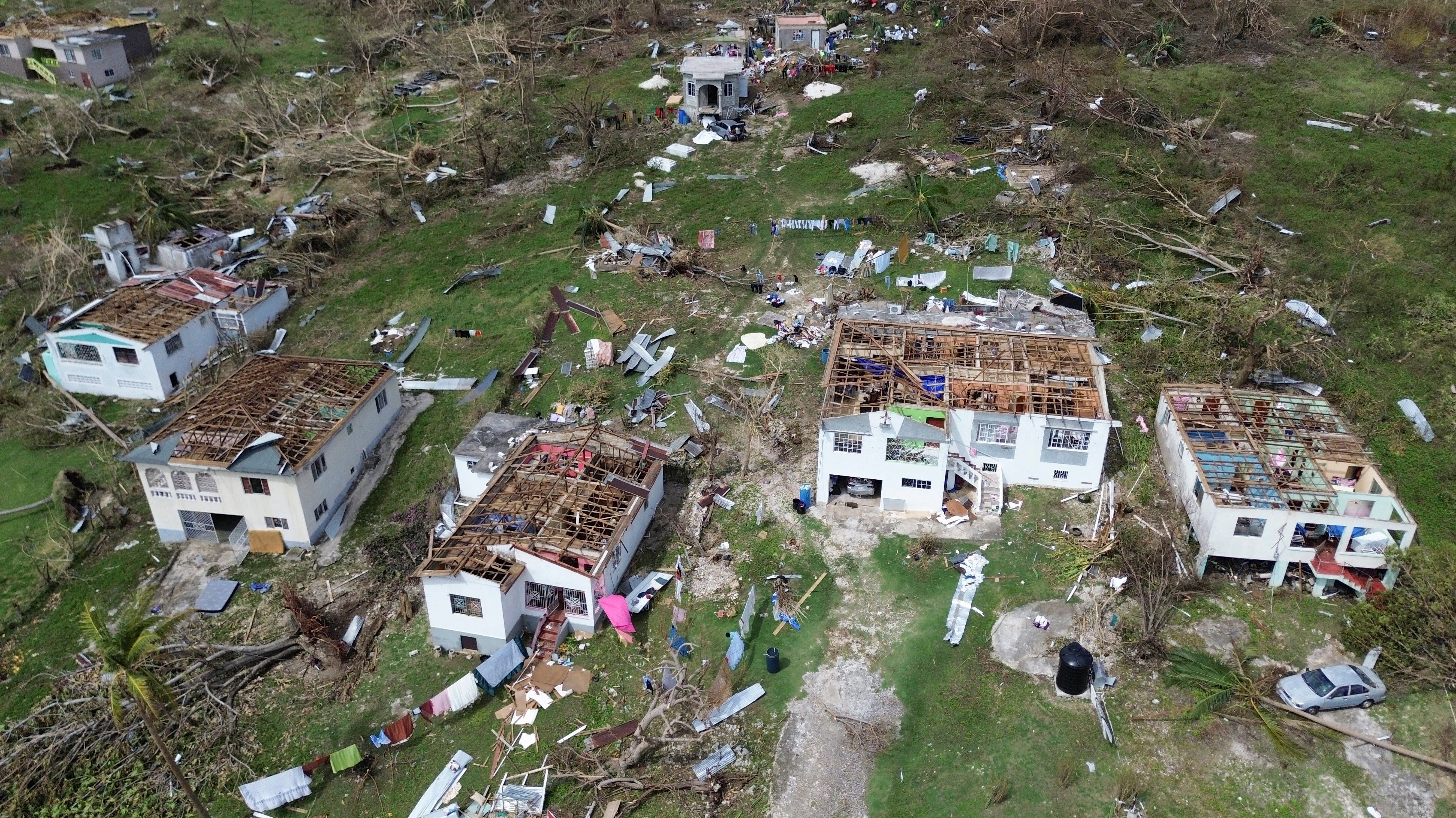 Hurricane Melissa ravaged a strip of Jamaica, destroying 24,000 homes