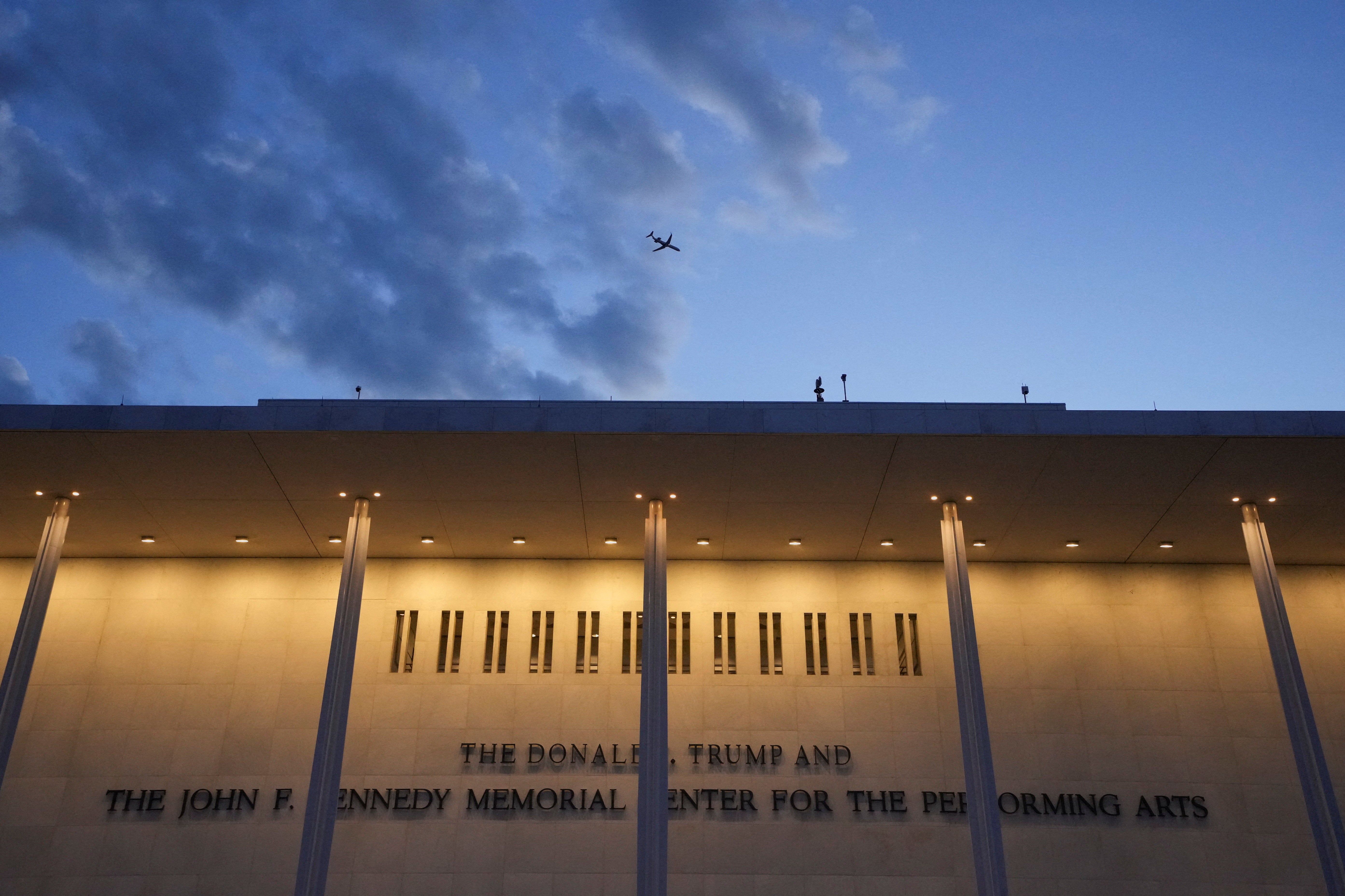 The president also had his named added to the Kennedy Center