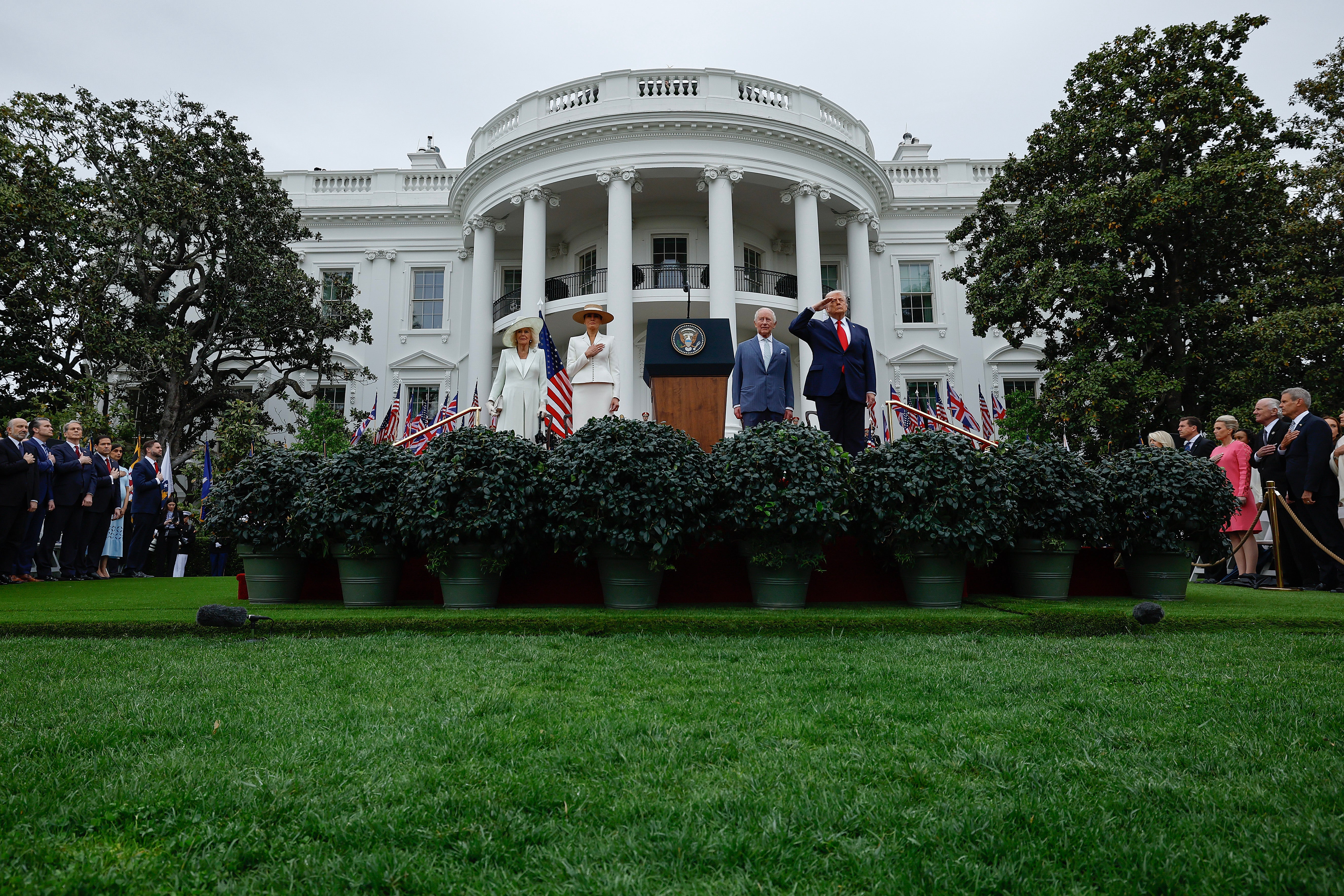 The post came on the second day of King Charles III and Queen Camilla’s four-day state visit