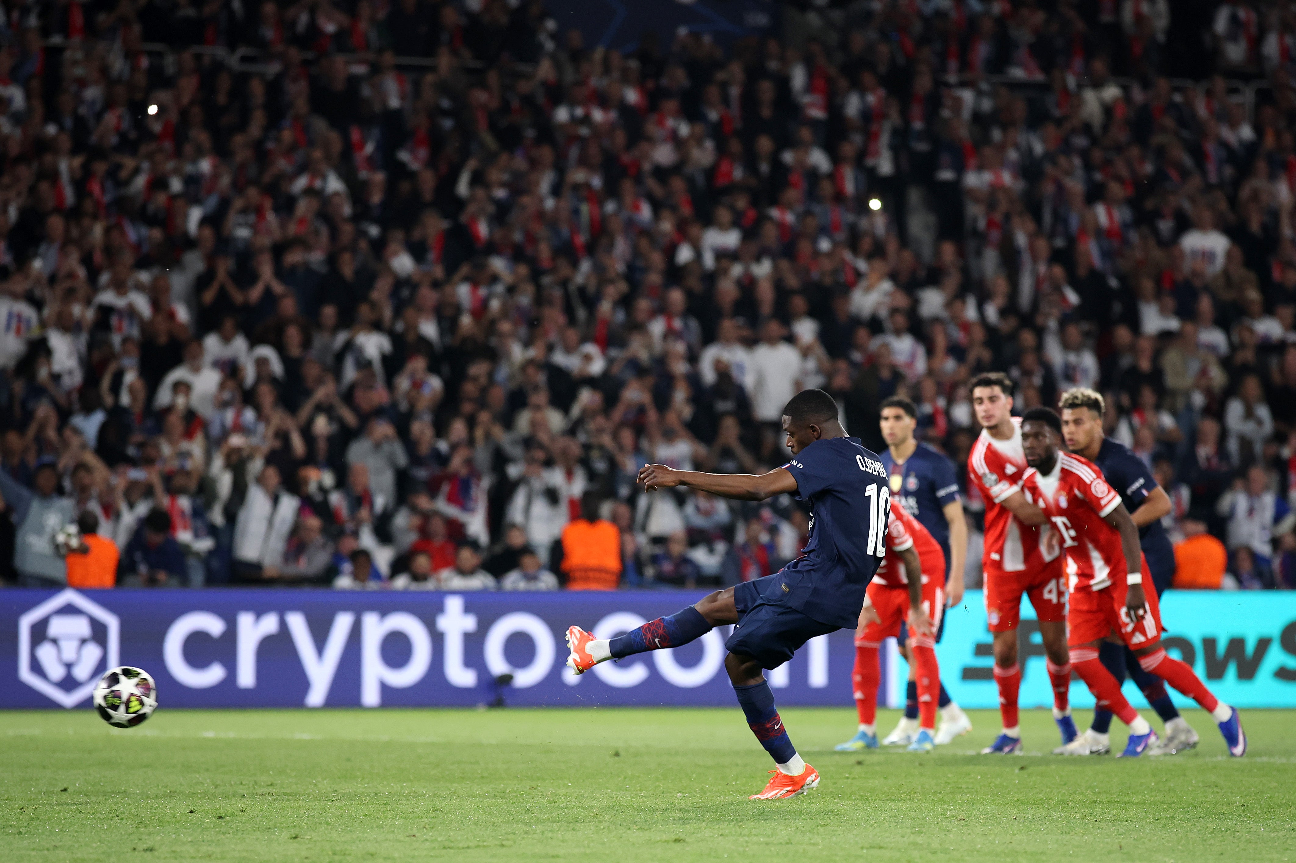 Ousmane Dembele slotted in two goals and made an assist as PSG opened up a 5-2 lead before being clawed back