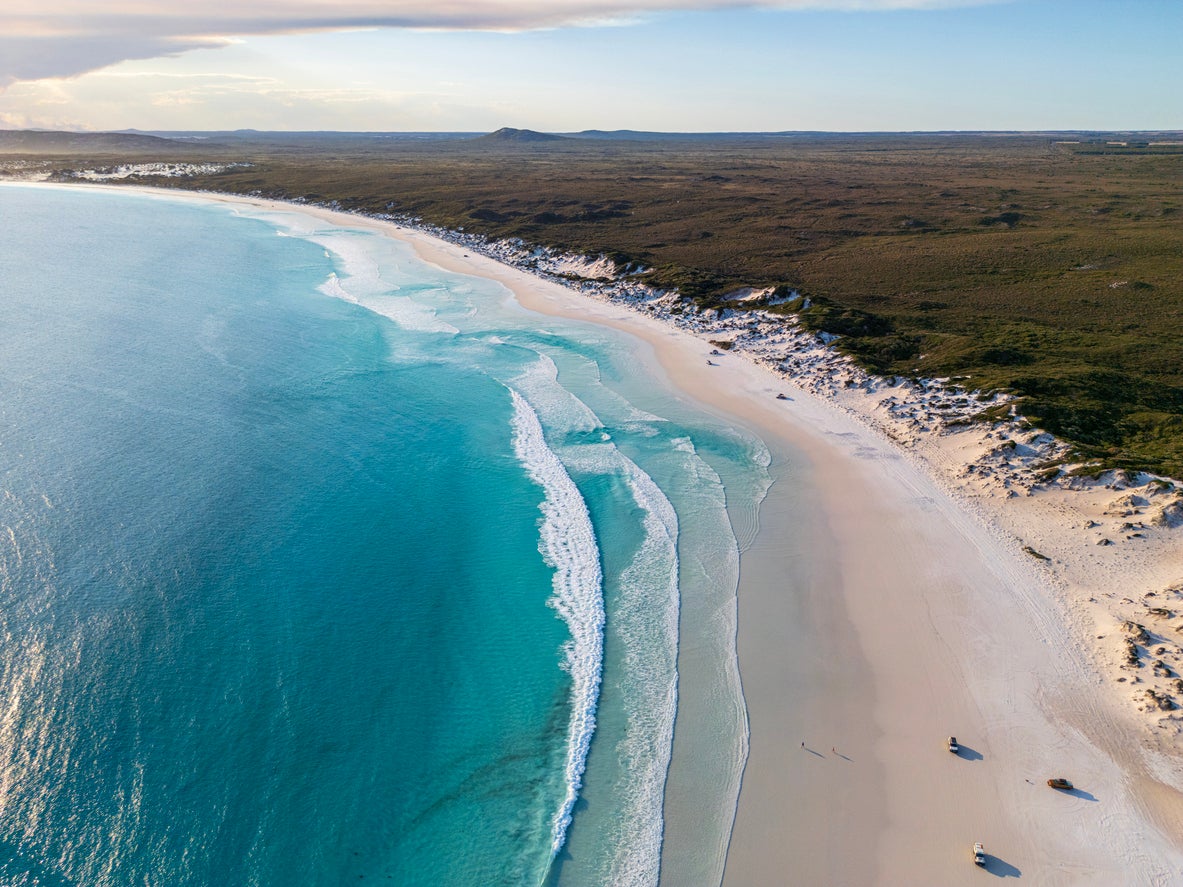 Wharton Beach was chosen for its remote location