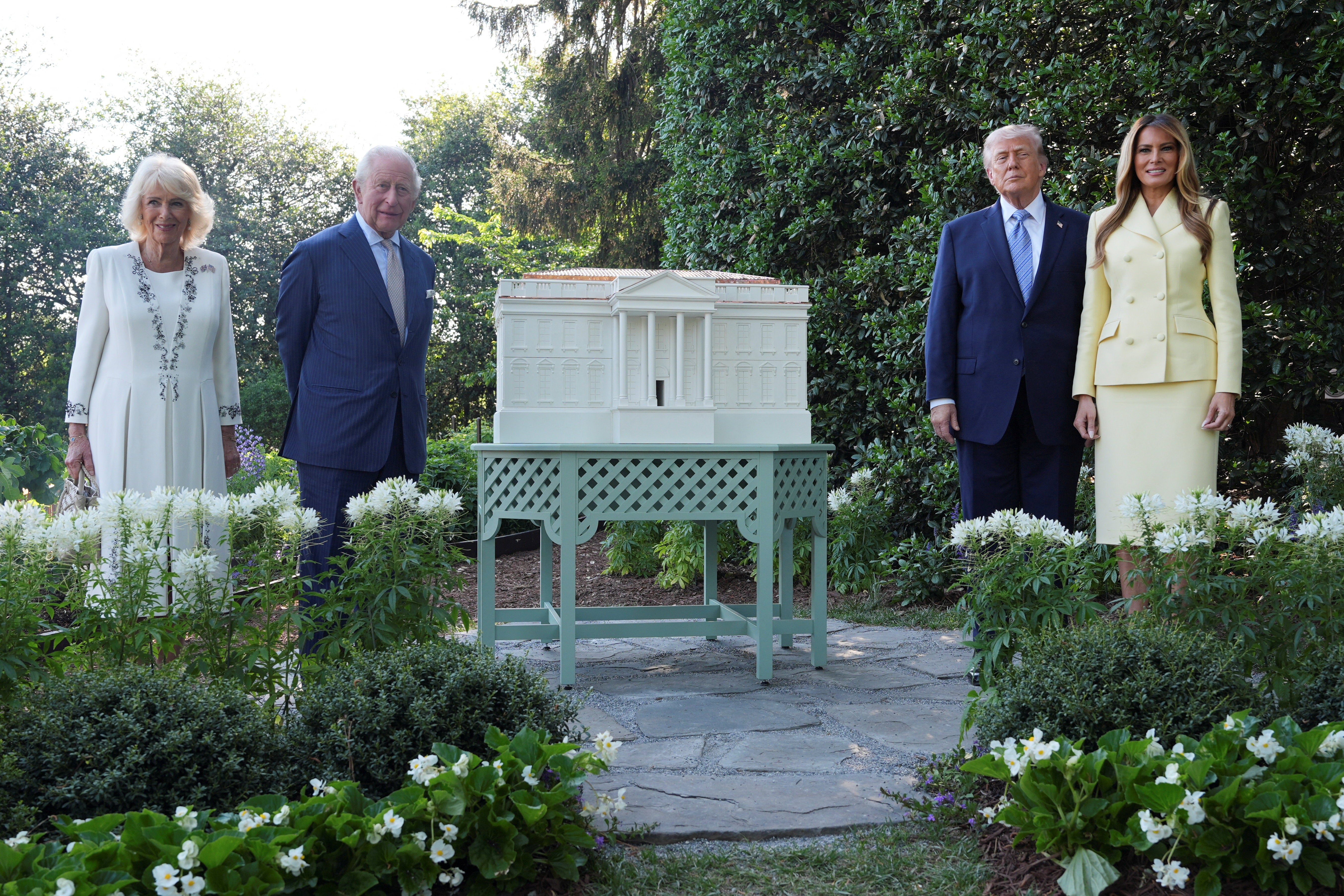 Melania’s new beehive is shaped like a miniature White House