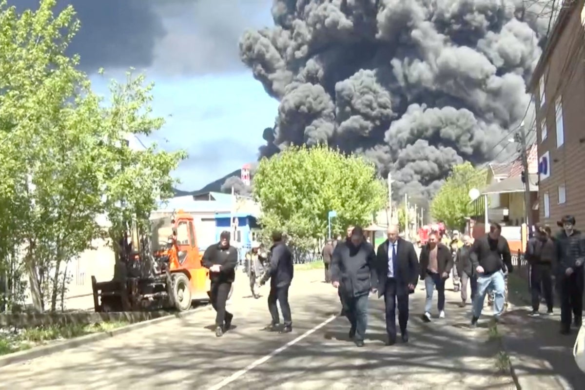 Ukraine war briefing: Drone strike sparks ‘massive’ fire at Russian oil refinery