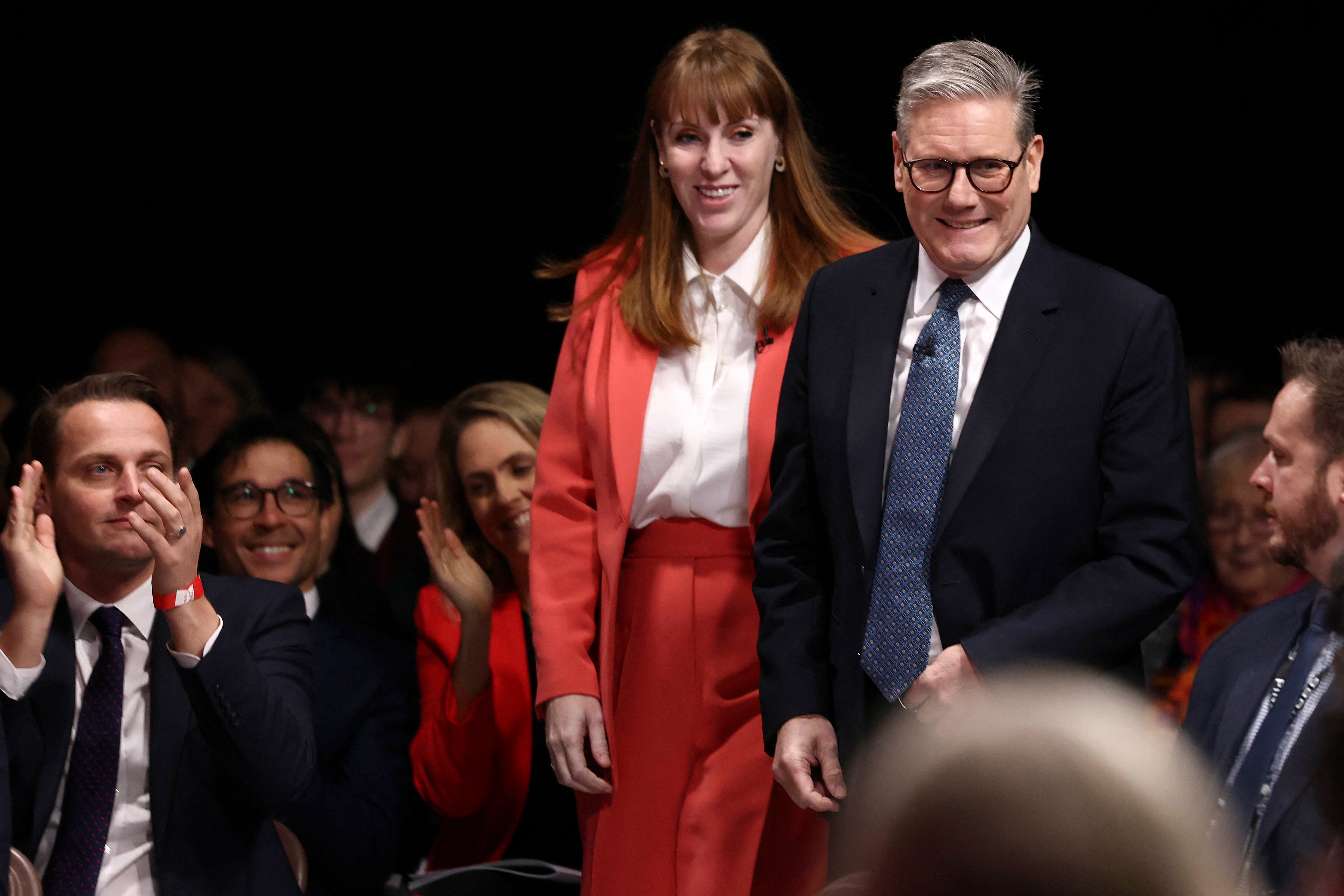 Angela Rayner and Keir Starmer in 2024