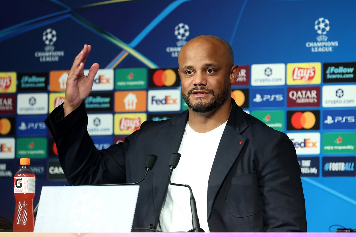 Vincent Kompany vows not to change his approach in second leg after Bayern Munich’s epic clash with PSG
