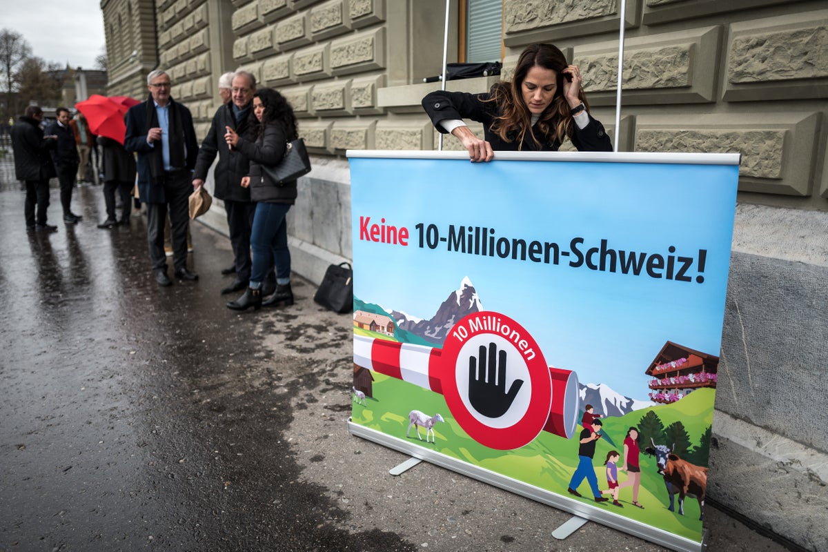 Swiss citizens have their say on controversial population limit proposals