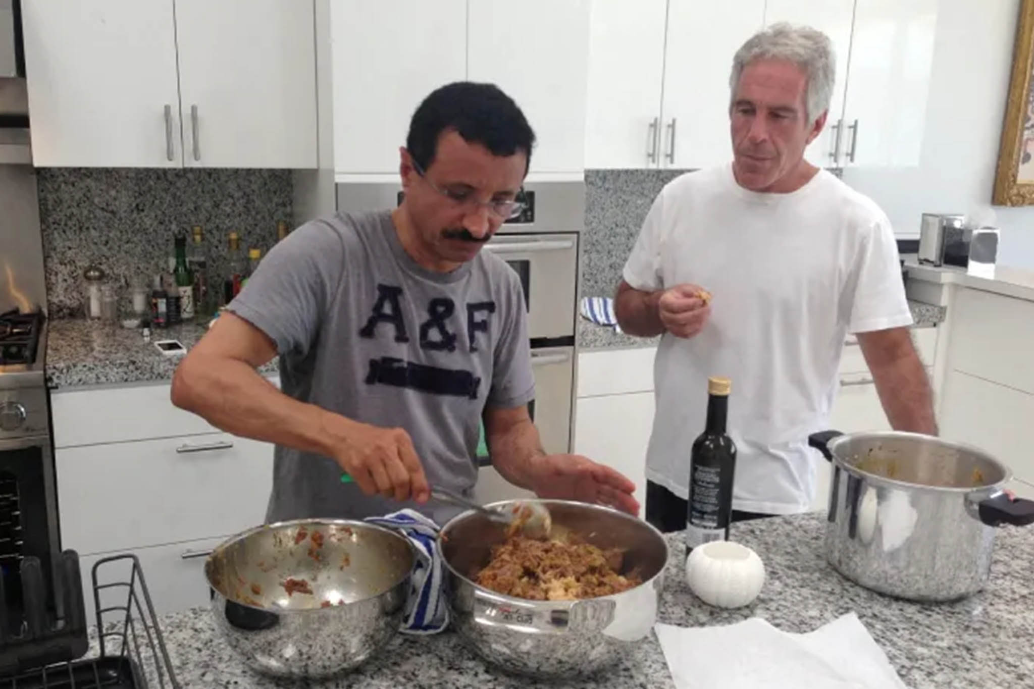 However, the documents reveal a years-long obsession with Arabic and Muslim art and culture, evidenced in his interactions with powerful figures including Emirati Sultan Ahmed bin Sulayem (pictured)