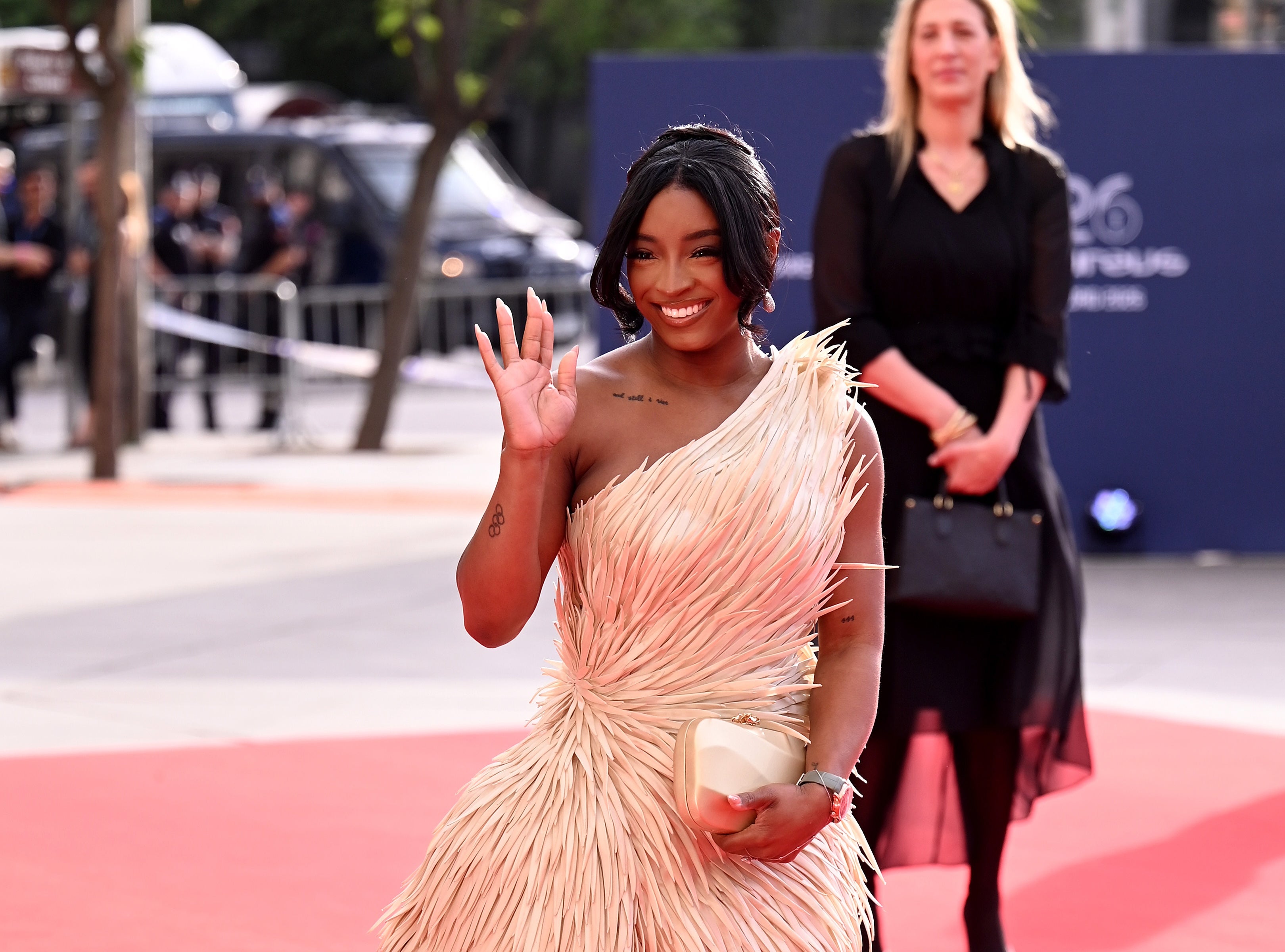 Simone Biles pulls back curtain on extortionate cost of attending a red carpet event