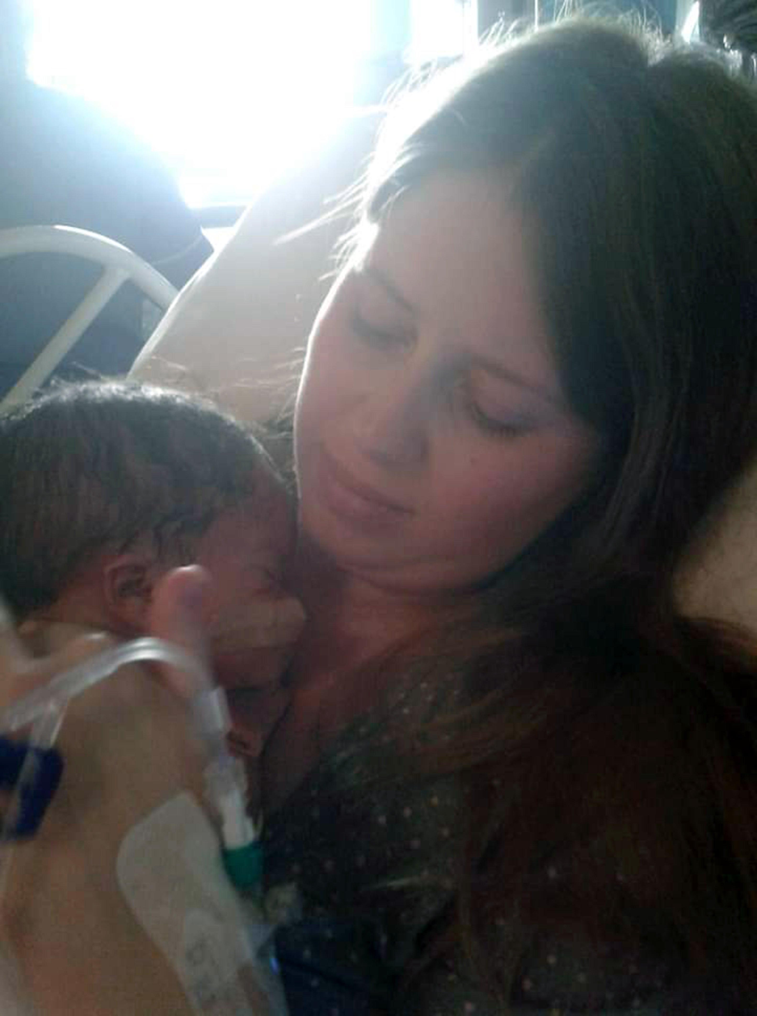 Gemma Kempthorne with her son