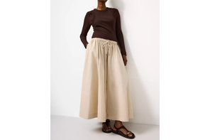 TU techno maxi skirt