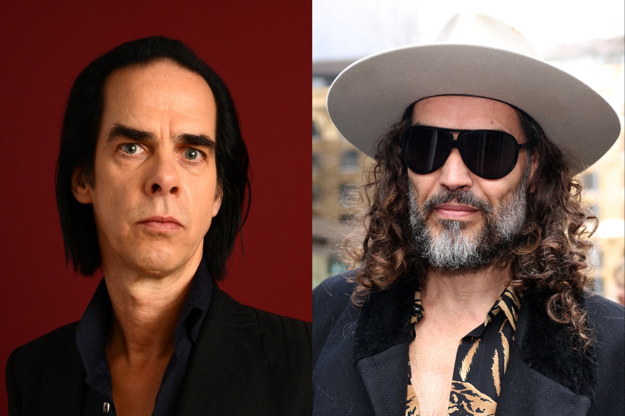 Nick Cave has pithy three-word verdict on Russell Brand’s conversion to Christianity