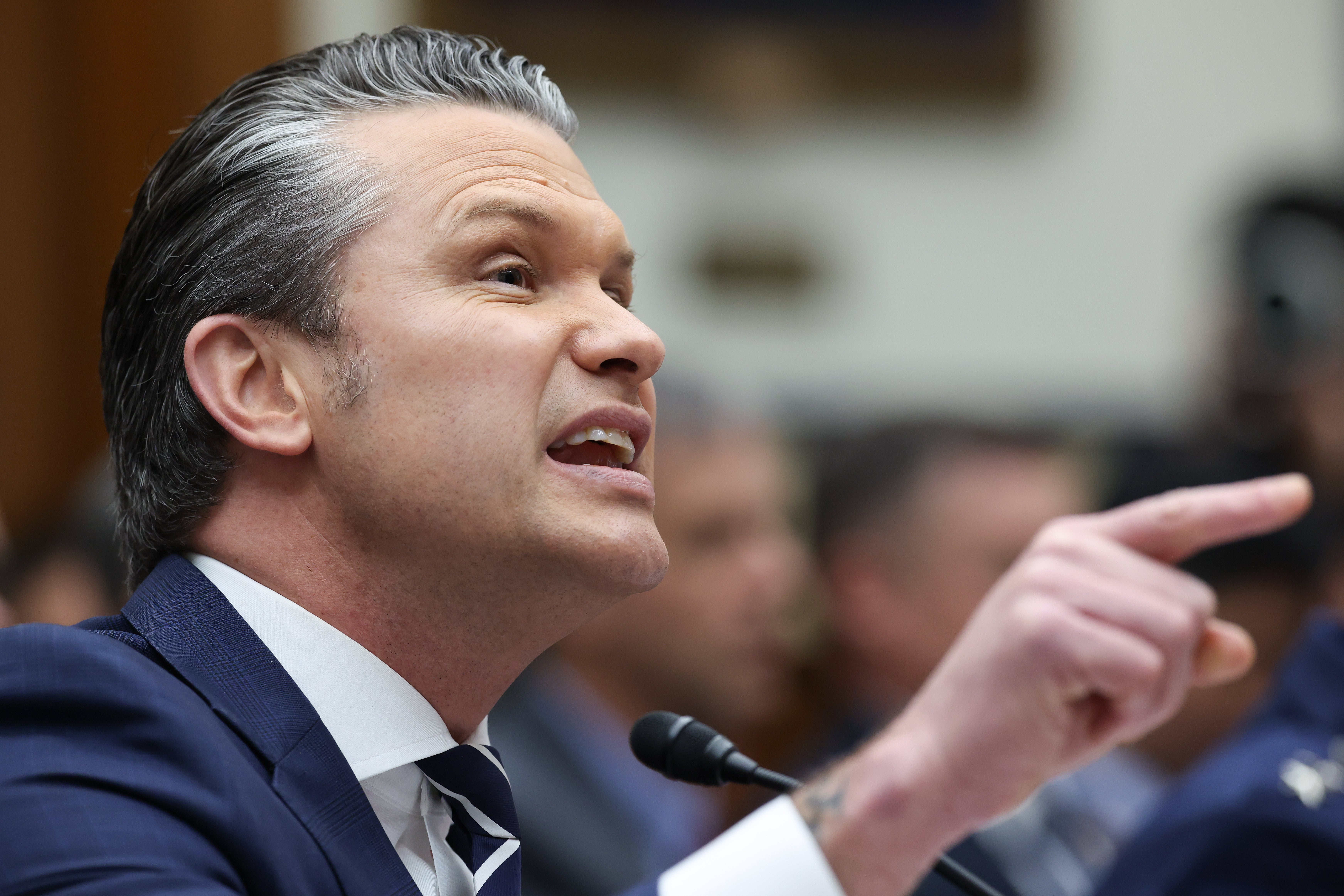 Hegseth’s thin skin was on full display in the daylong hearing on Capitol Hill Wednesday.