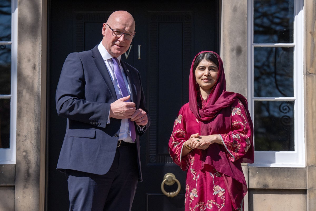 Malala seeks ‘support’ for Afghan women and girls after meeting Swinney